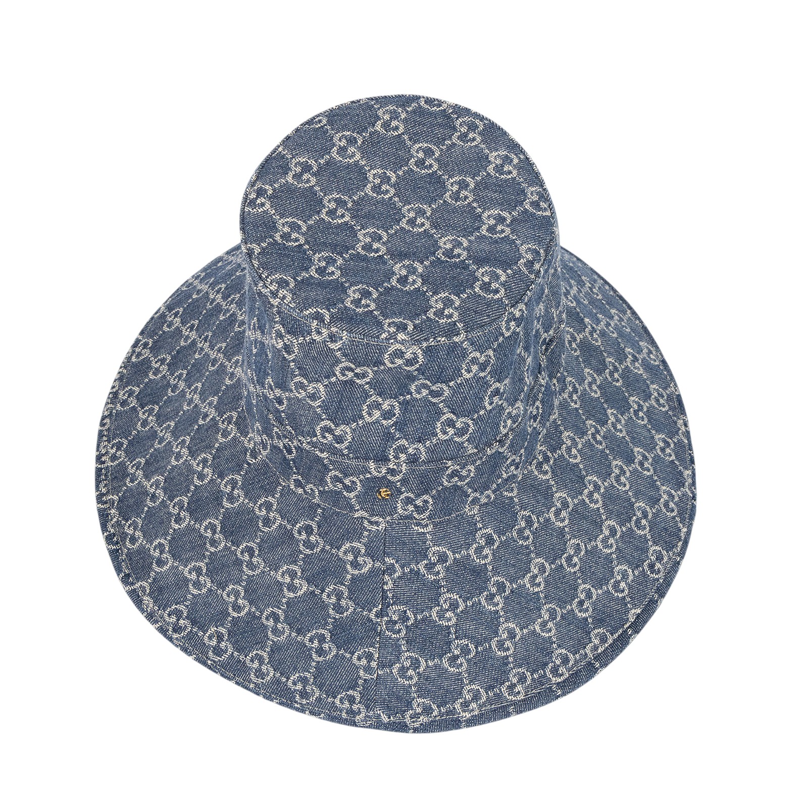 古馳 GUCCI GG 漁夫帽 631958_M 大牛仔遮陽帽#M 原廠盒子