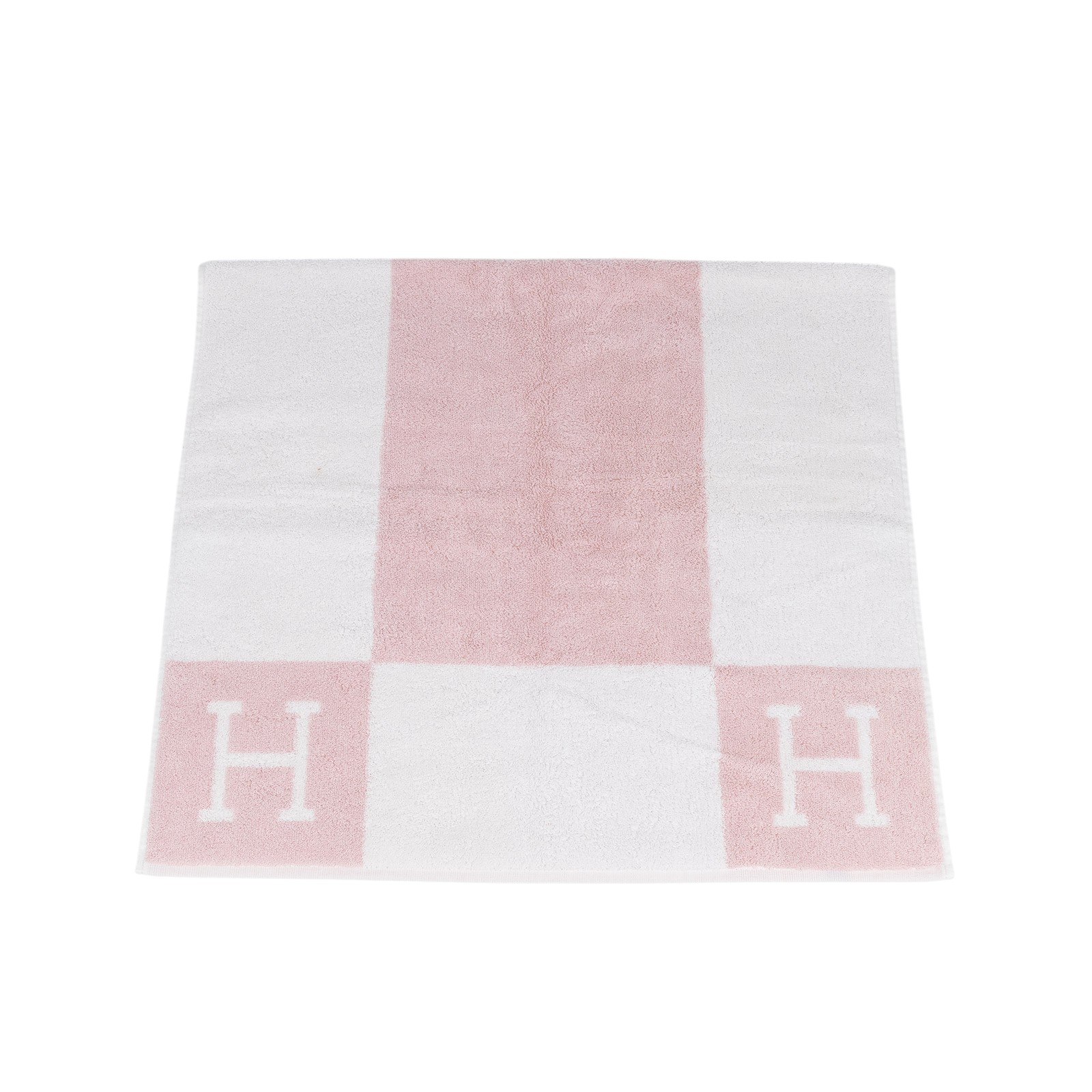 愛馬仕 Hermes Avalon 毛巾 丁香粉 H102193Mv02 粉中浴巾1 無附屬品