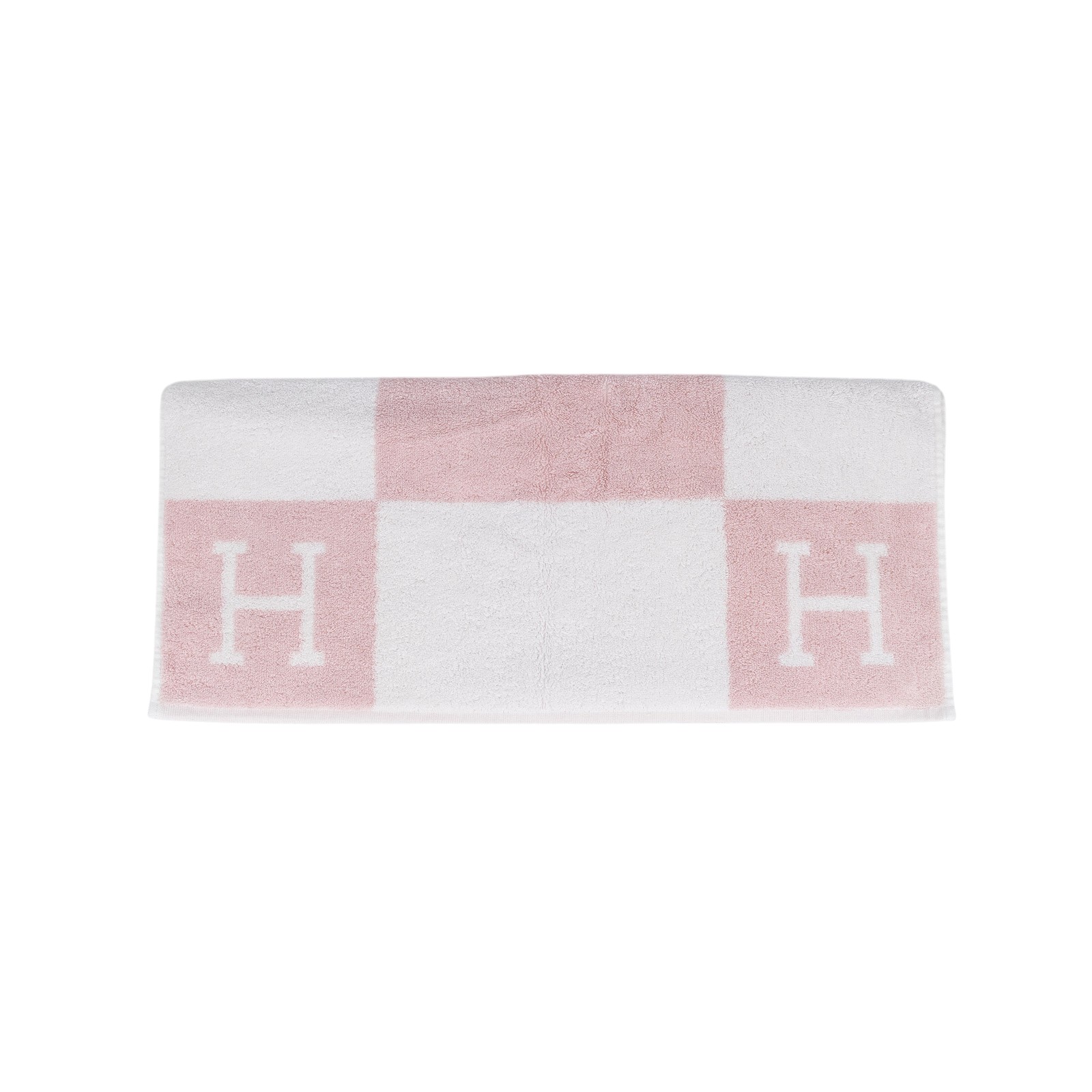 愛馬仕 Hermes Avalon 毛巾 丁香粉 H102193Mv02 粉中浴巾2 無附屬品