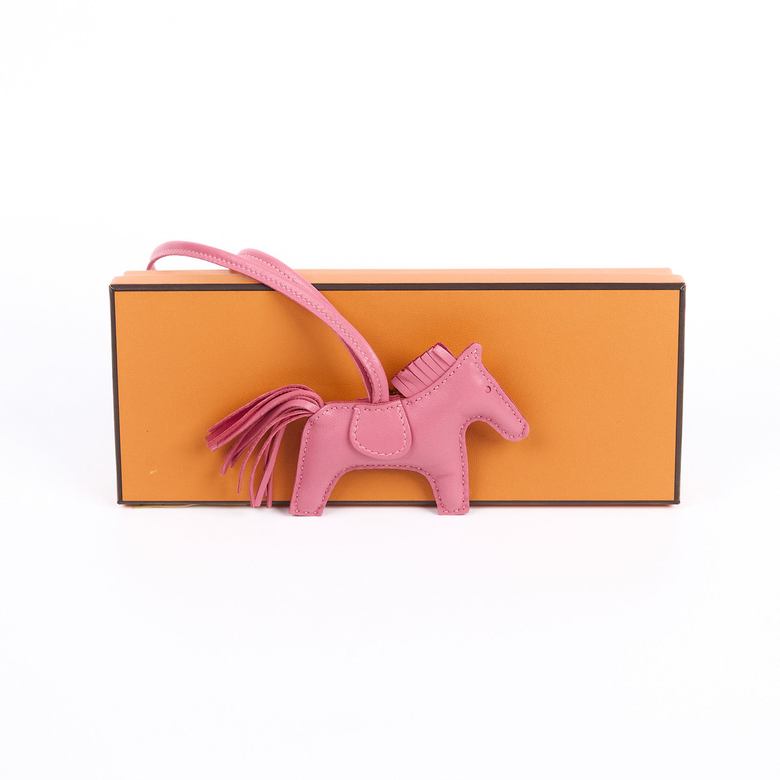 愛馬仕 Hermès Rodeo PM 飛馬 吊飾 RODEOPM D刻 SO PINK RODEO PM 原廠盒子