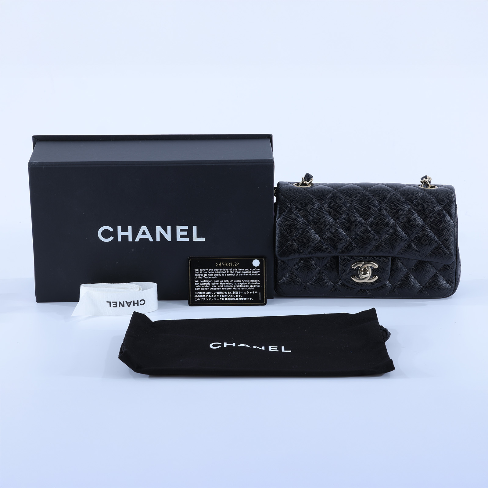 香奈兒 CHANEL CF 迷你 口蓋包 A69900 黑荔枝COCO20 防塵袋/原廠盒子/保證卡