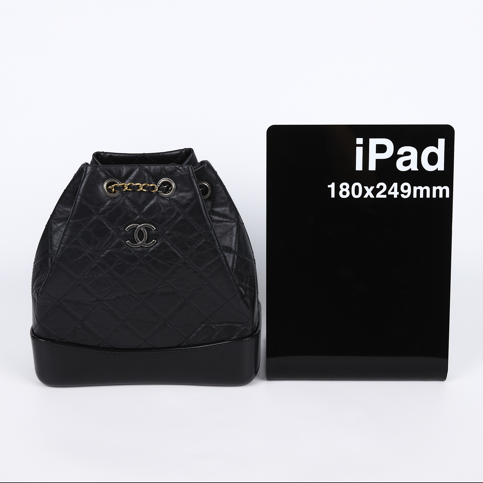 香奈兒 CHANEL 流浪包 小型 後背包 A94485 黑銀流浪後背 小 防塵袋/原廠盒子/保證卡