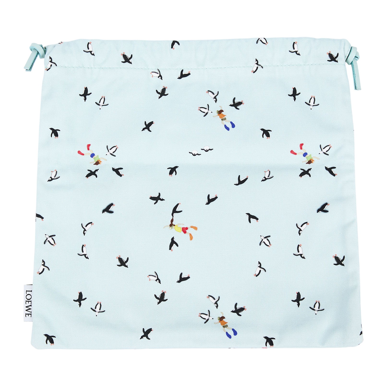 羅意威 LOEWE Suna Fujita 束口包   企鵝化妝收納袋 防塵袋