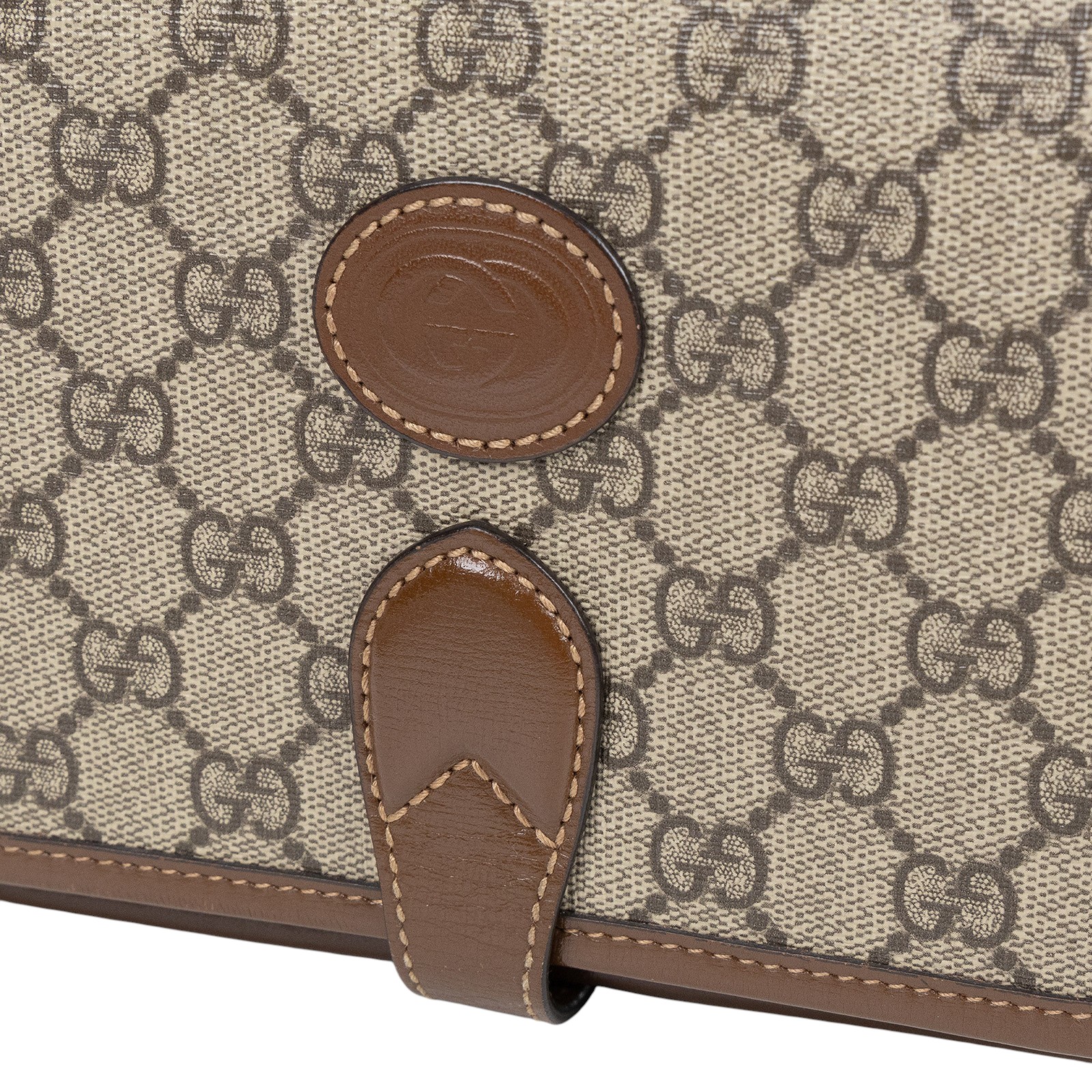 古馳 GUCCI Interlocking G 迷你 斜揹袋 671620 92TCG 棕Retro系列GG 帆布迷你復古馬鞍包肩背包 防塵袋