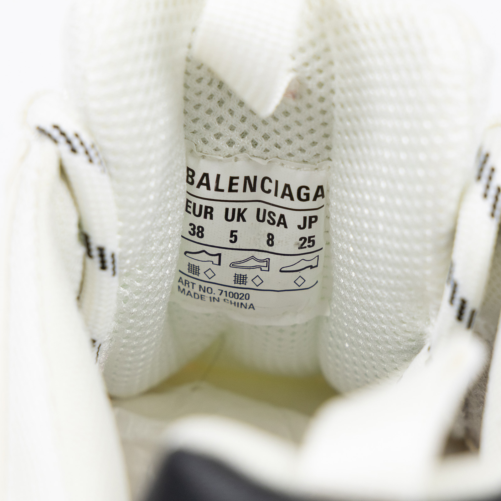 巴黎世家 BALENCIAGA ADIDAS 聯名 Speed Trainers S 運動鞋 710020W2ZB19112_38  無附屬品
