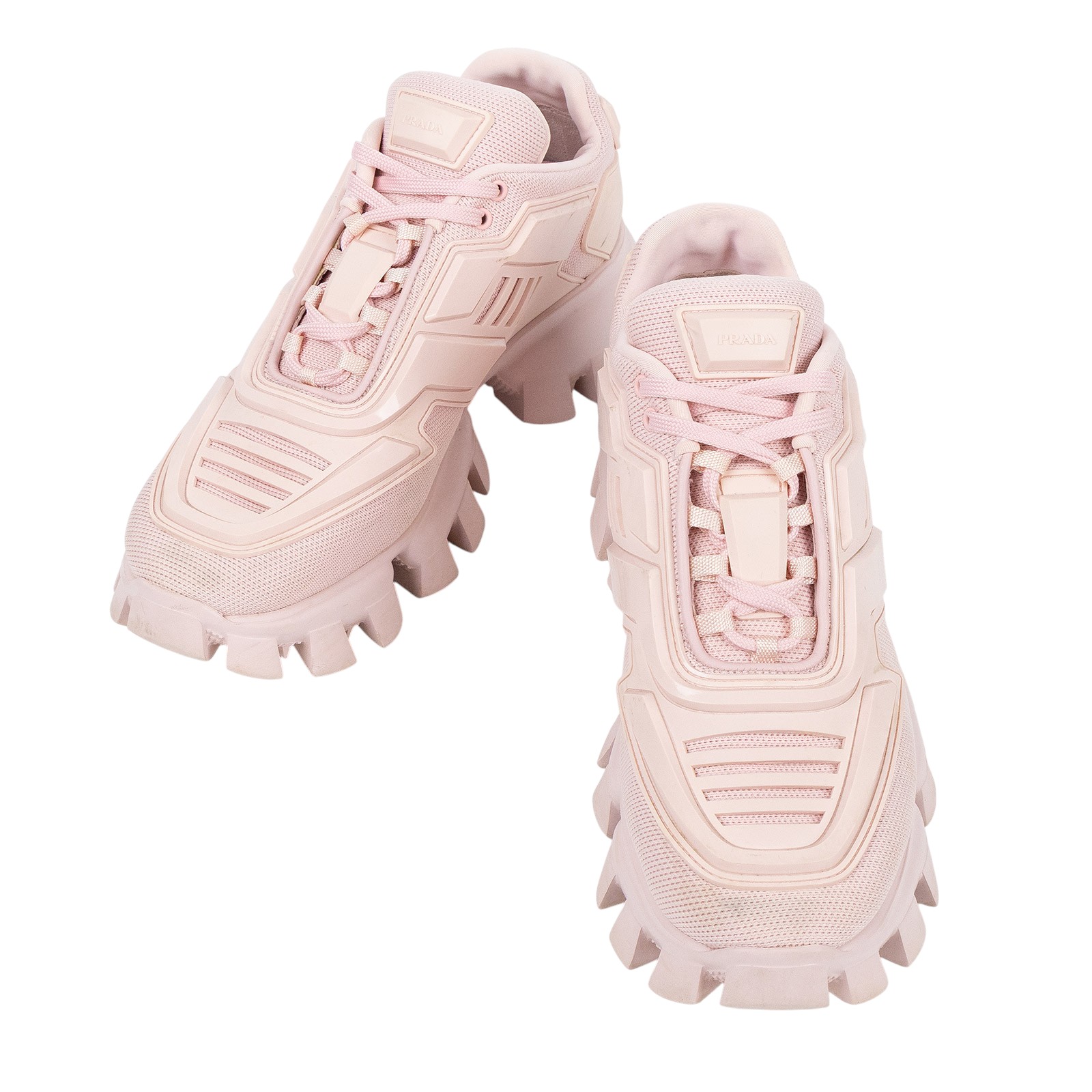 普拉達 PRADA Cloudbust Thunder 運動鞋 1E819L_3KR2_39 粉厚底運動鞋 #39 無附屬品