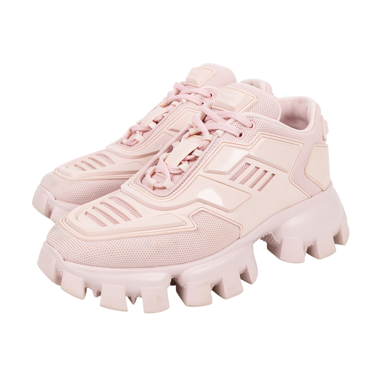 普拉達 PRADA Cloudbust Thunder 運動鞋 1E819L_3KR2_39 粉厚底運動鞋 #39 無附屬品