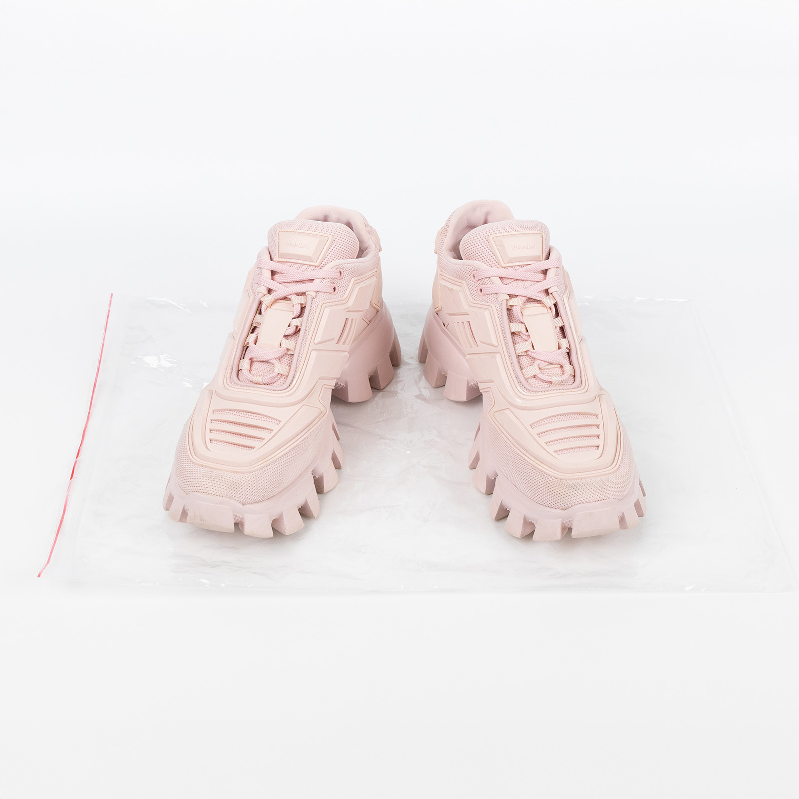 普拉達 PRADA Cloudbust Thunder 運動鞋 1E819L_3KR2_39 粉厚底運動鞋 #39 無附屬品