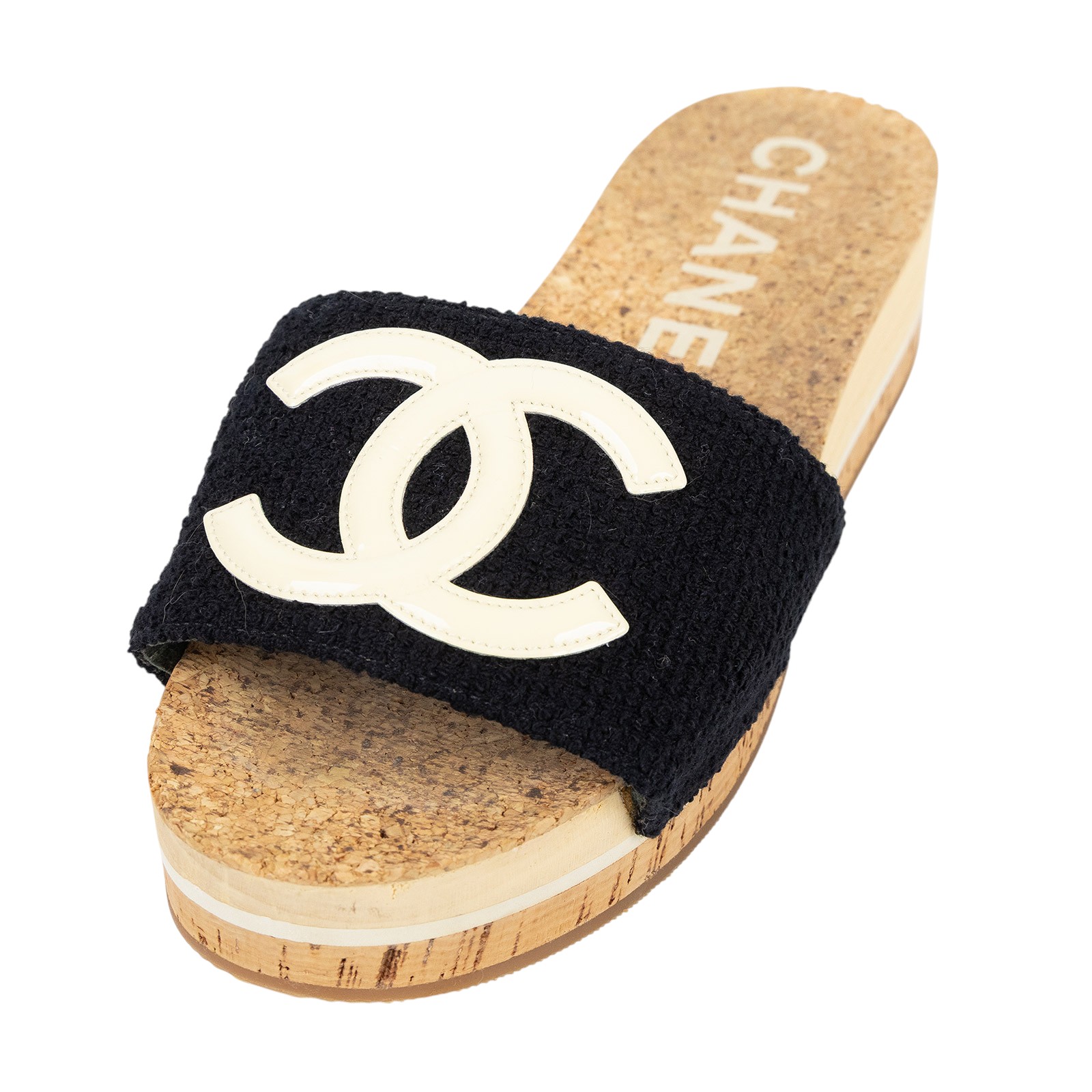 香奈兒 CHANEL 穆勒鞋 G35799_39 黑木屐拖鞋 #39 無附屬品
