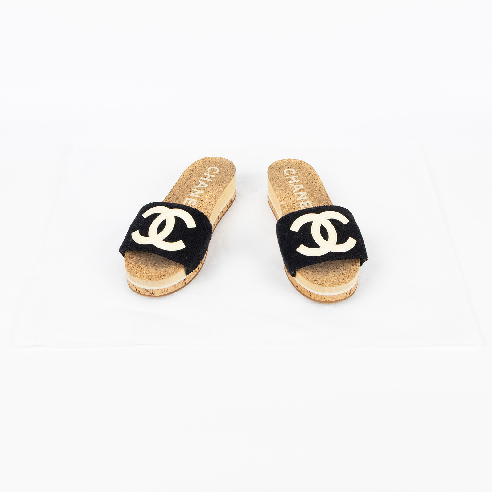 香奈兒 CHANEL 穆勒鞋 G35799_39 黑木屐拖鞋 #39 無附屬品