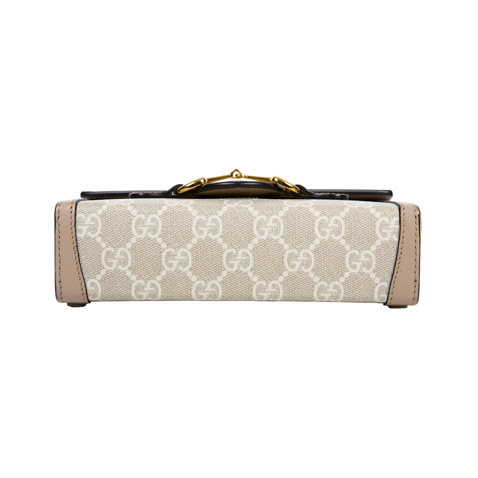 古馳 GUCCI Horsebit 1955 馬銜扣 迷你袋 斜背包 卡其色 699296 UULBG  防塵袋/原廠盒子/購買證明