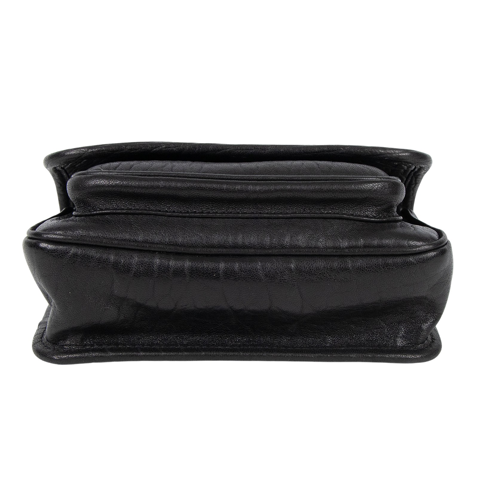 聖羅蘭 YSL SAINT LAURENT Niki 粒面小羊皮 迷你手袋 銀色五金 828736AACIA 黑粒面小羊皮NIKI MIN 原廠盒子/防塵袋