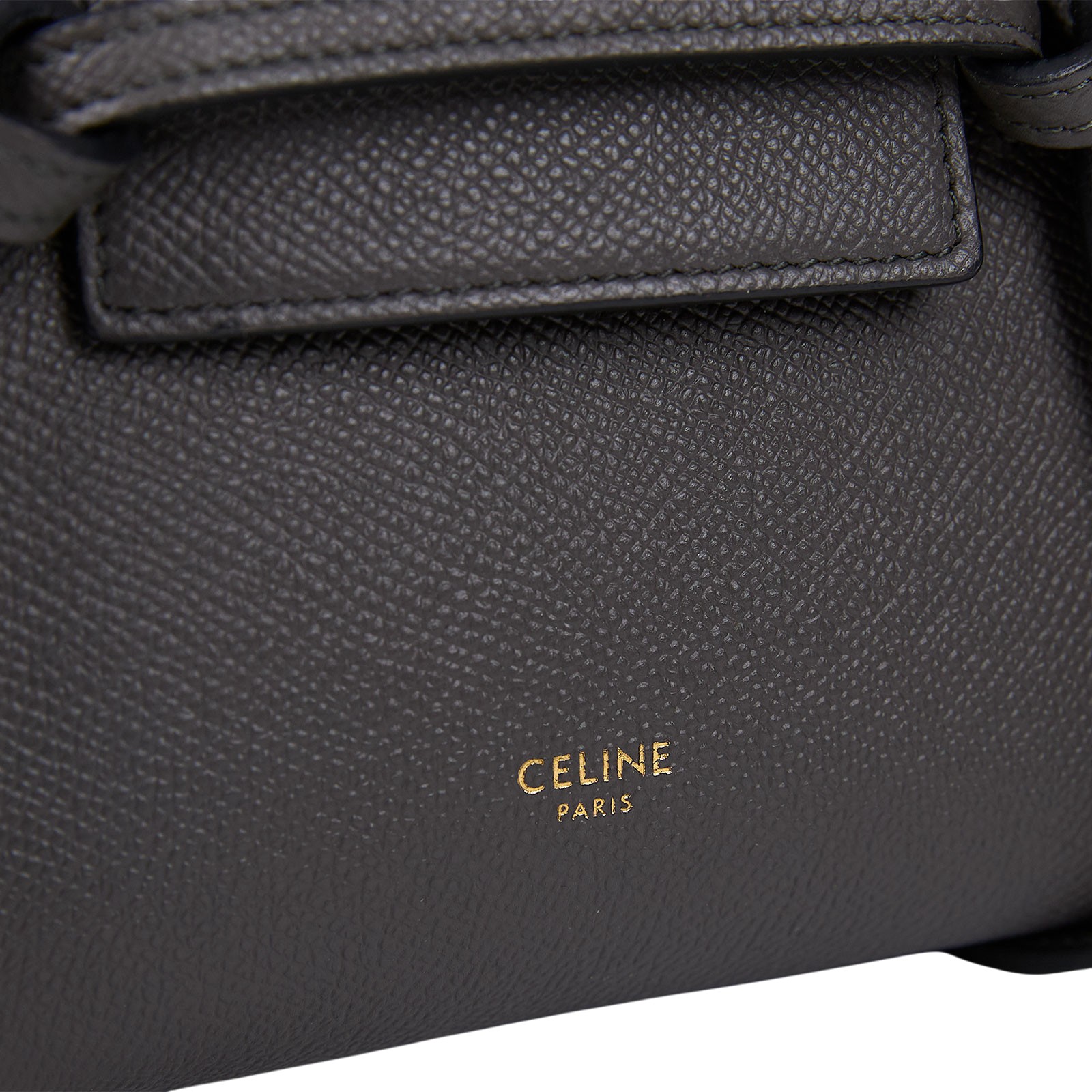 思琳 CELINE Pico Belt 手袋 194263ZVA 灰Pico Belt Bag 防塵袋/原廠盒子/購買證明