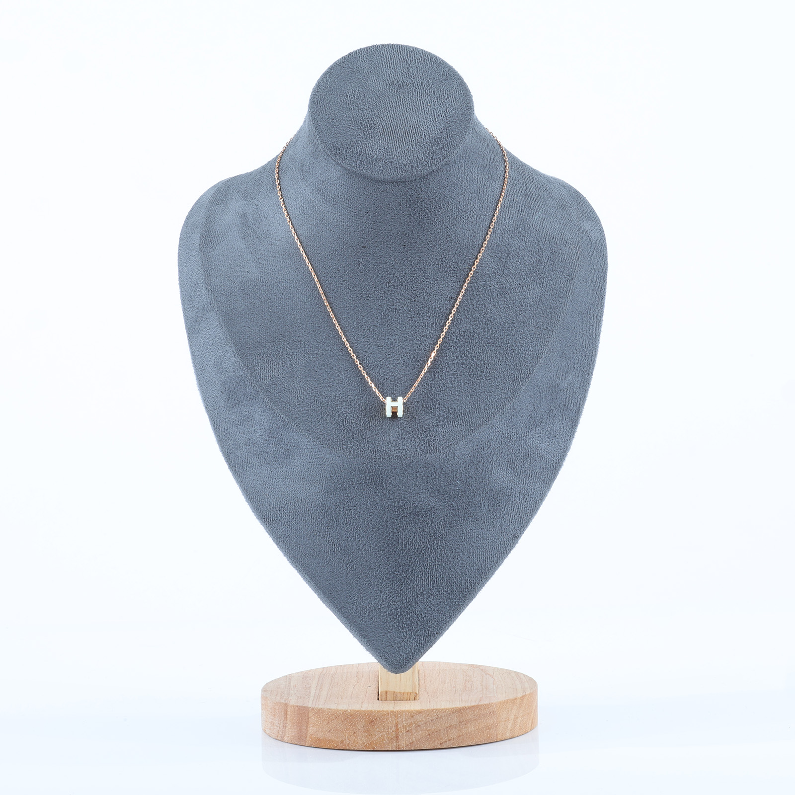 愛馬仕 Hermes Mini Pop H 墜飾 氣泡綠色 H147992FO17 GD 02 52 氣泡綠/玫金POP項鍊 MINI 防塵袋/原廠盒子