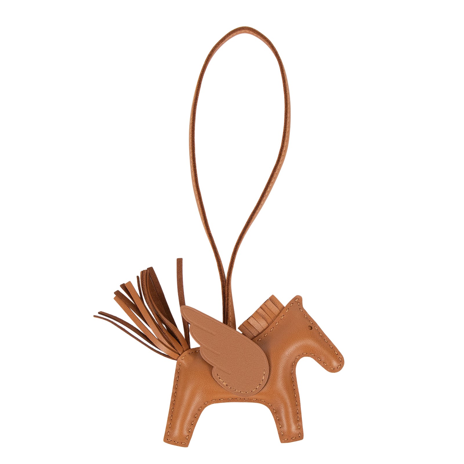 愛馬仕 Hermes Rodeo PM 飛馬 吊飾 RODEOPM B刻 深焦糖飛馬 PM 原廠盒子