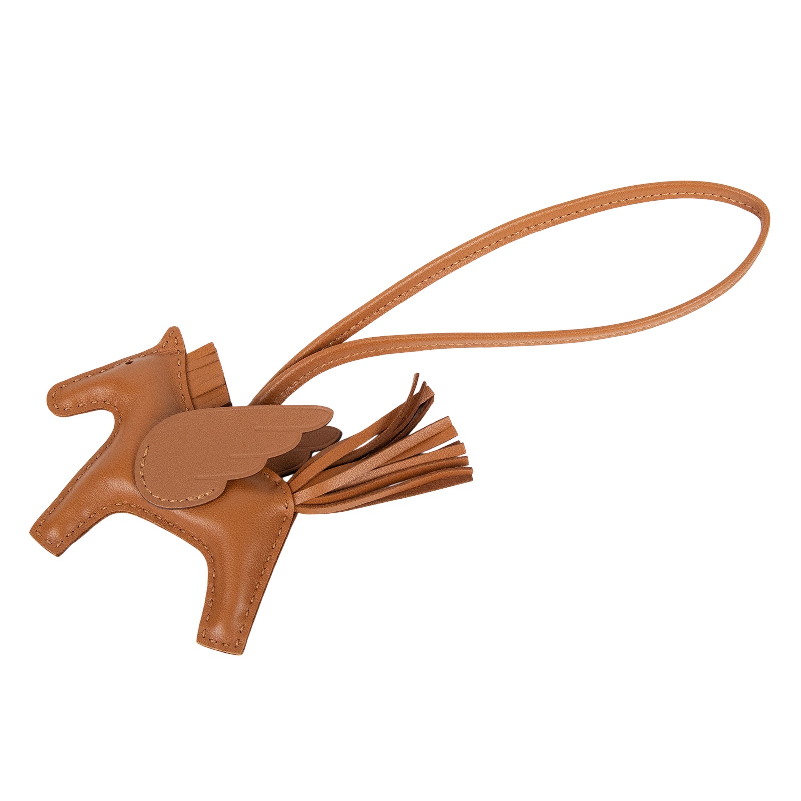 愛馬仕 Hermes Rodeo PM 飛馬 吊飾 RODEOPM B刻 深焦糖飛馬 PM 原廠盒子