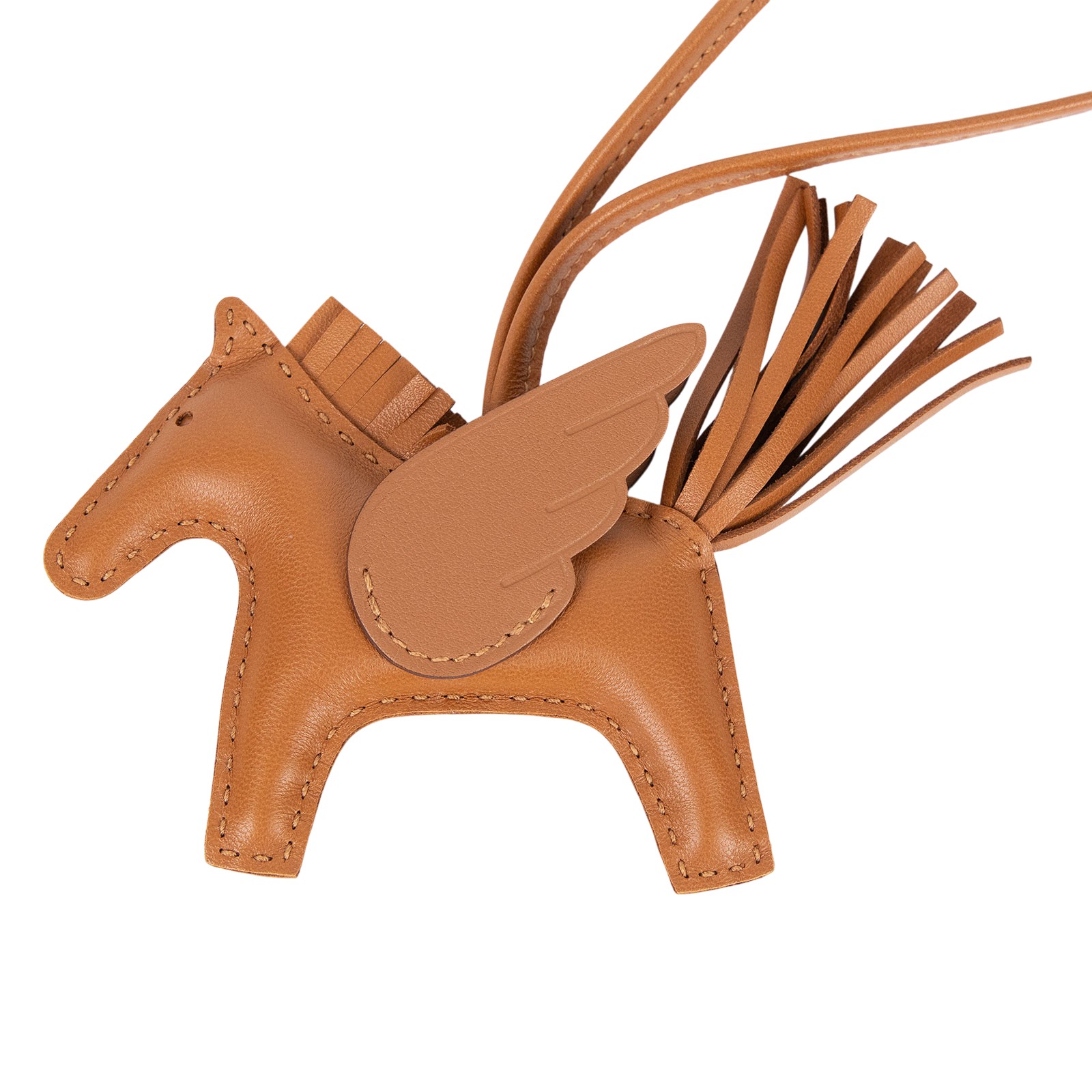 愛馬仕 Hermes Rodeo PM 飛馬 吊飾 RODEOPM B刻 深焦糖飛馬 PM 原廠盒子