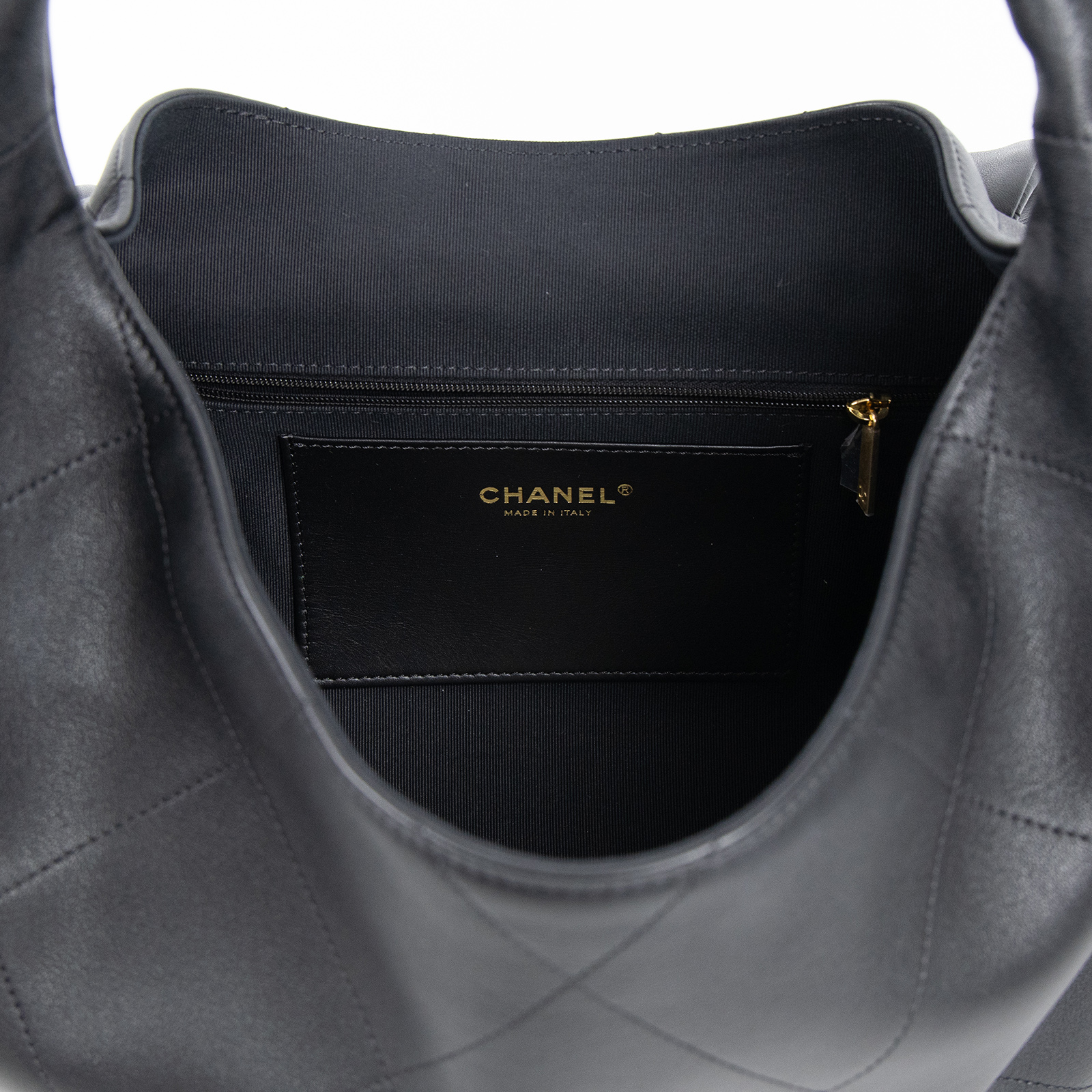 香奈兒 CHANEL 流浪包 Ｍaxi Hobo Bag 超大型 肩背包 AS5838 晶片款 黑掀蓋流浪包 防塵袋/原廠盒子
