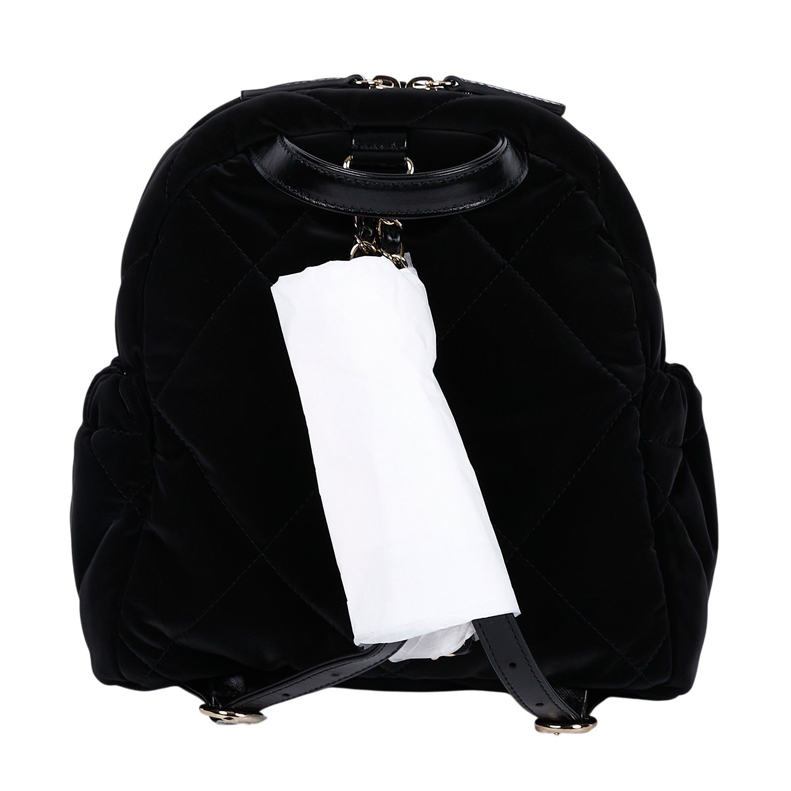 香奈兒 CHANEL 25N Coconneige 滑雪系列 後背包 雙肩包 絲絨 黑色 AS5679 晶片款 滑雪系列後背包 防塵袋/原廠盒子