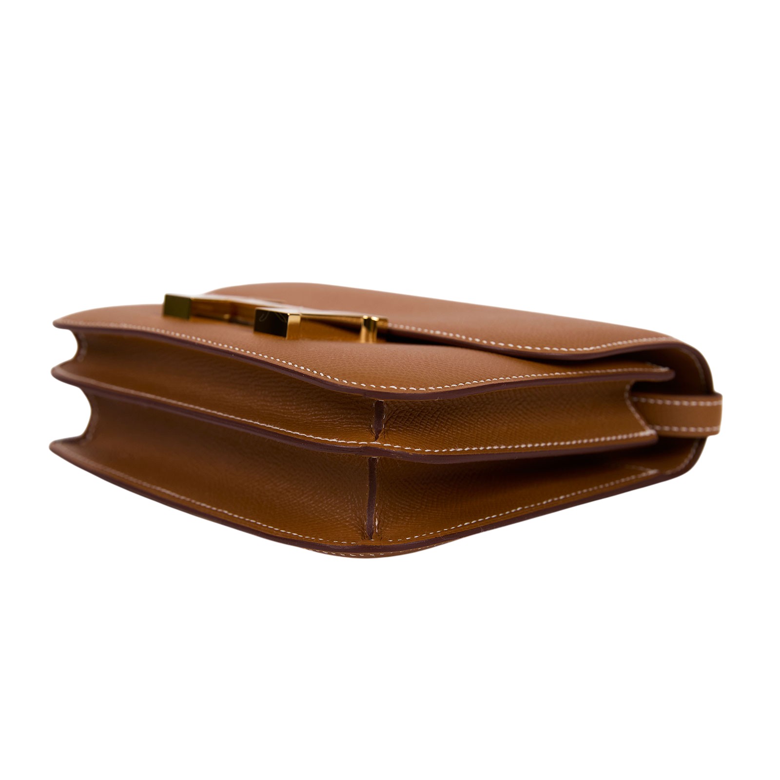 愛馬仕 Hermes Constance Bag 康康包 MIni 18 金色五金 金棕色 H056347CC37 Z刻  防塵袋/原廠盒子/購買證明