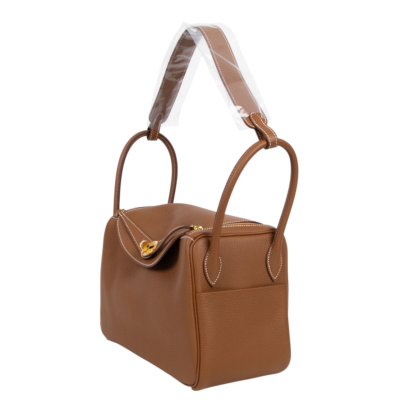 愛馬仕 Hermes Lindy 琳迪包 26 金棕色 金色五金 H073428CC37 B刻 金棕金LINDY26 防塵袋/原廠盒子/購買證明