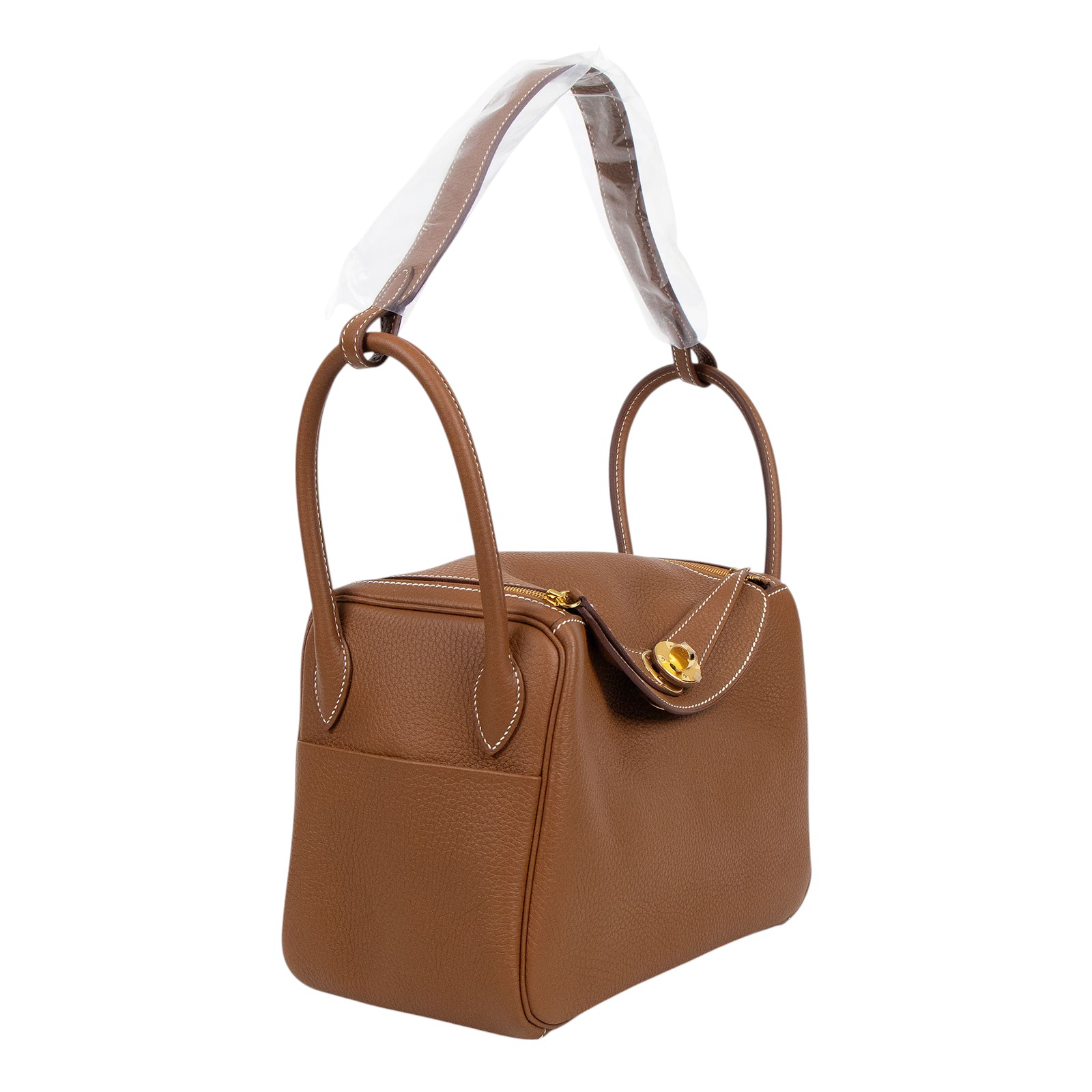 愛馬仕 Hermes Lindy 琳迪包 26 金棕色 金色五金 H073428CC37 B刻 金棕金LINDY26 防塵袋/原廠盒子/購買證明