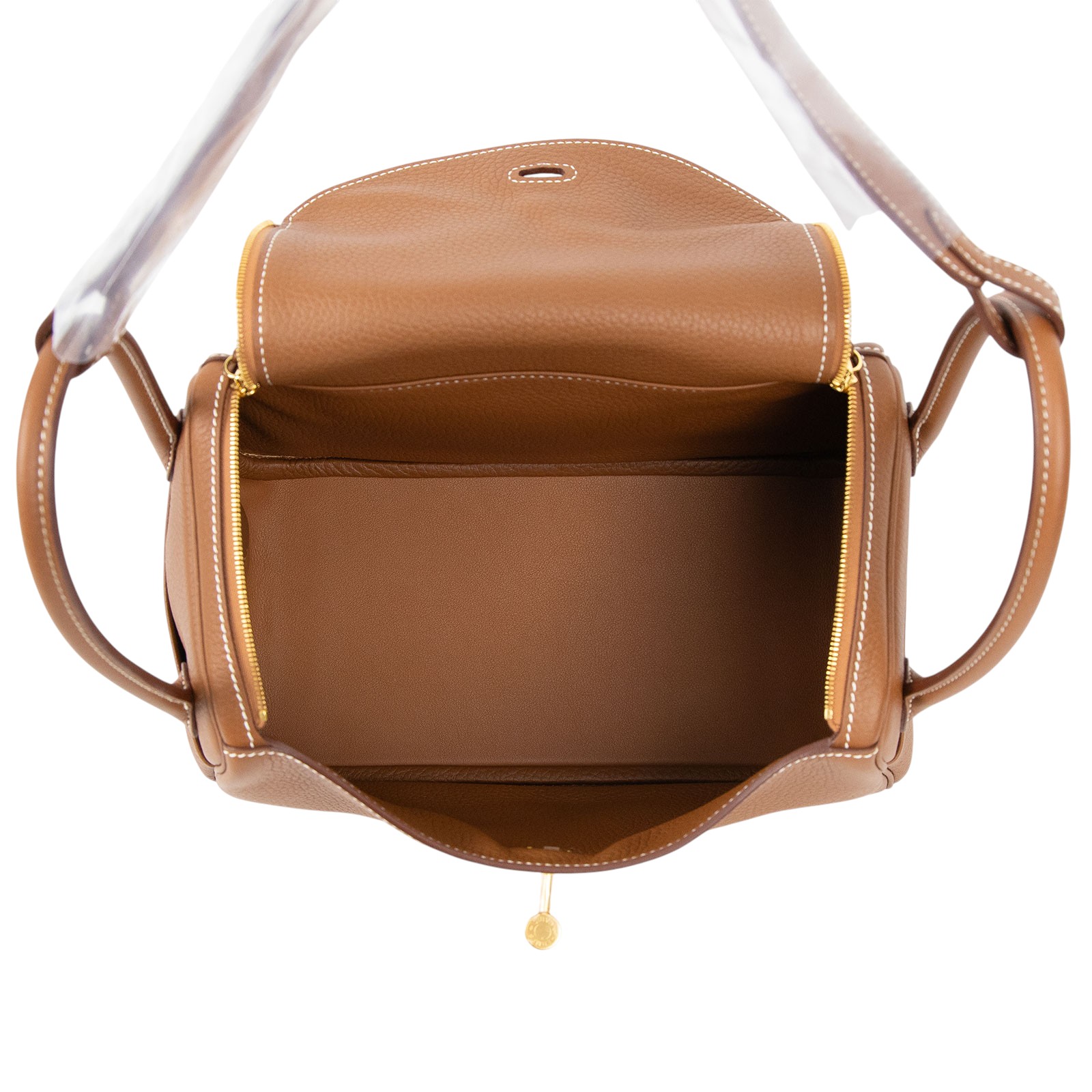 愛馬仕 Hermes Lindy 琳迪包 26 金棕色 金色五金 H073428CC37 B刻 金棕金LINDY26 防塵袋/原廠盒子/購買證明