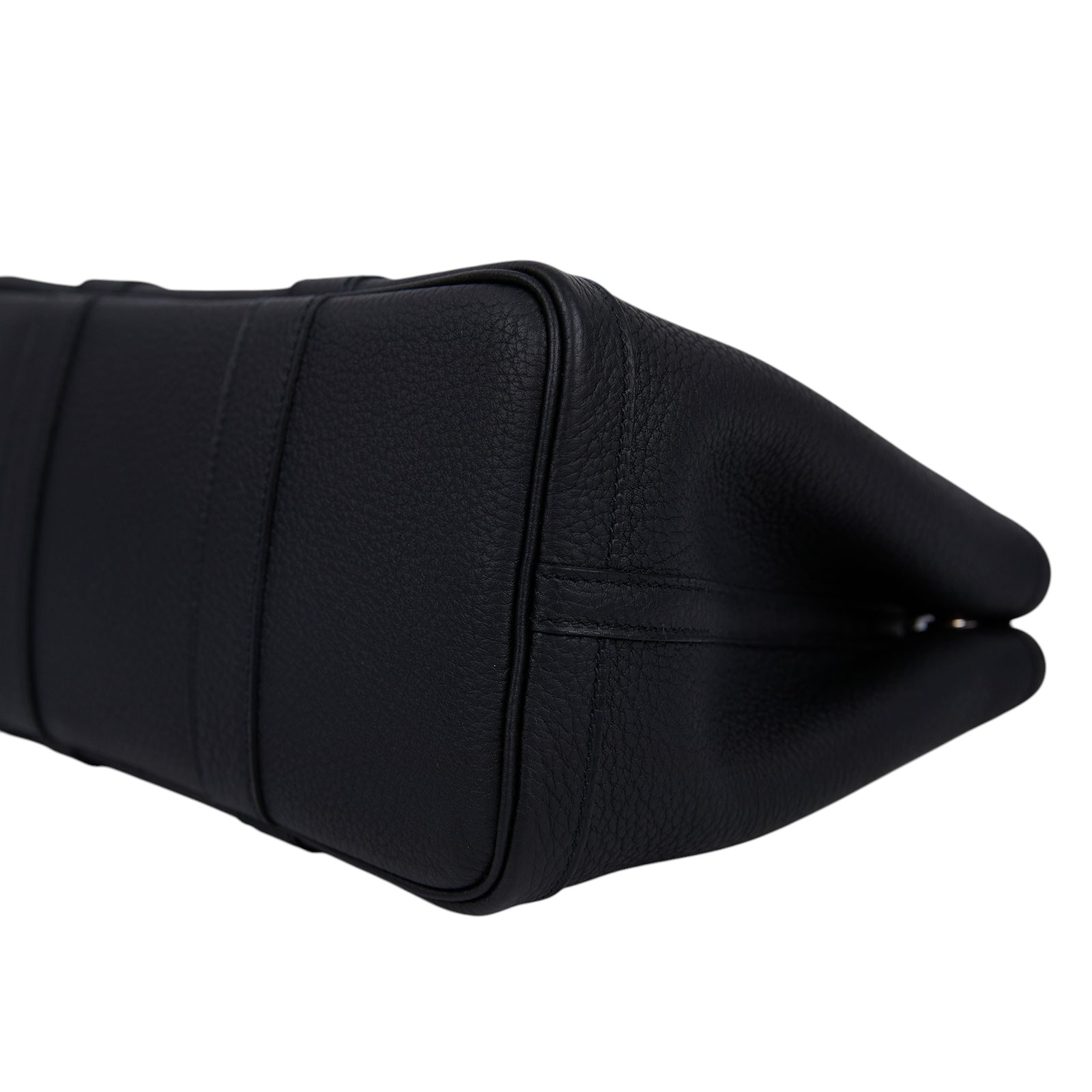 愛馬仕 Hermes Garden Party 花園派對包 30 黑色 銀色五金 H051568CK89 C刻  防塵袋/原廠盒子/明細