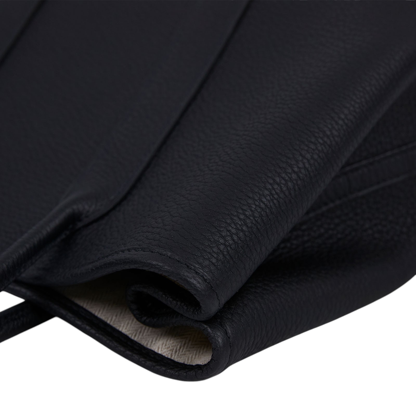 愛馬仕 Hermes Garden Party 花園派對包 30 黑色 銀色五金 H051568CK89 C刻  防塵袋/原廠盒子/明細