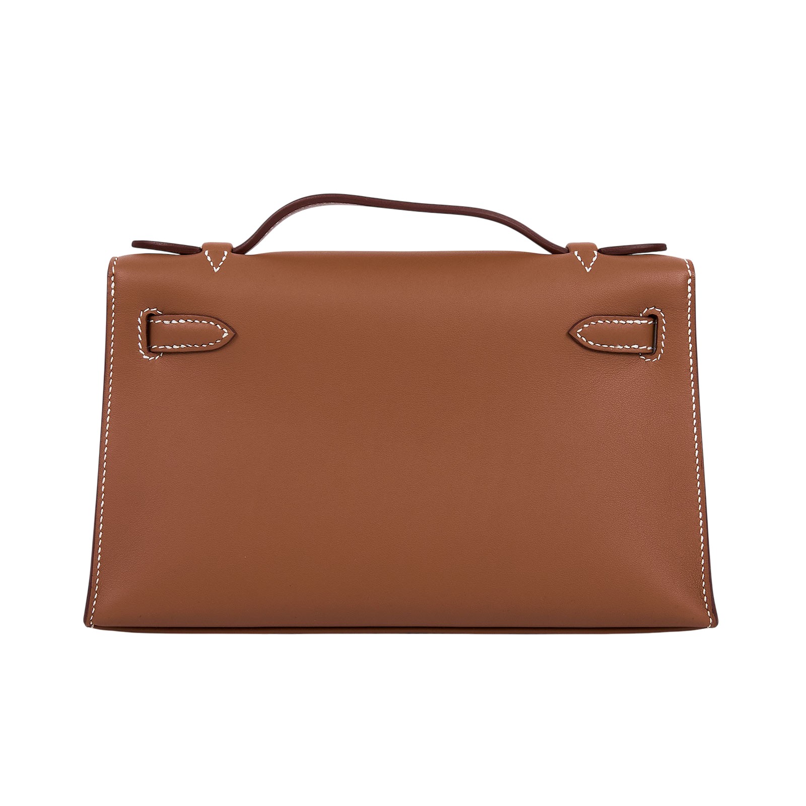 愛馬仕 Hermes Kelly Pochette 手拿包 金色五金 金棕色 H049417CC37 B刻  防塵袋/原廠盒子/購買證明