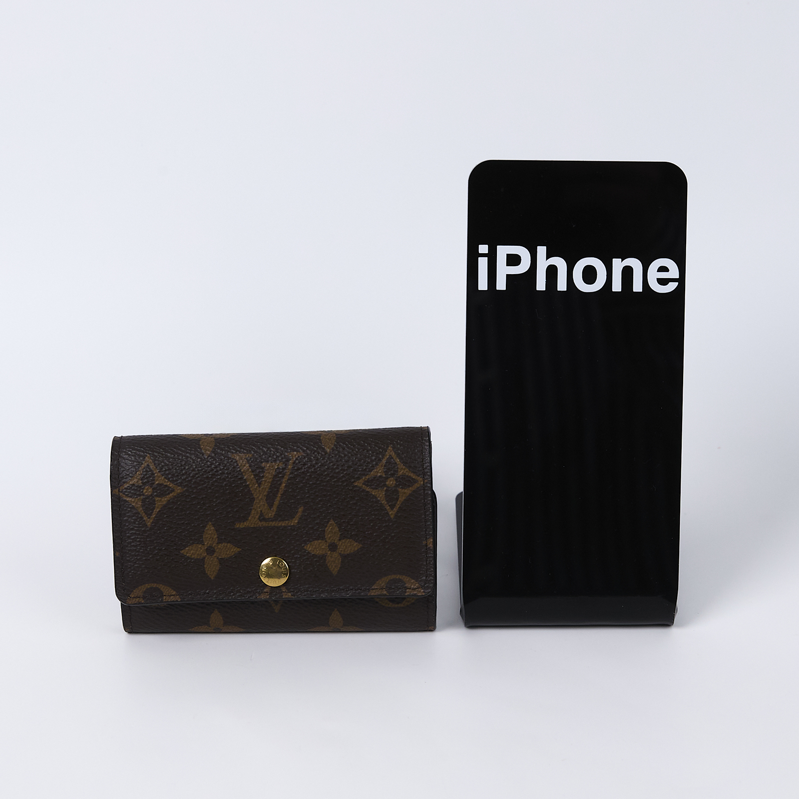 路易威登 LOUIS VUITTON 6 匙鑰匙包 經典帆布 M62630 棕原花鑰匙包 防塵袋/原廠盒子