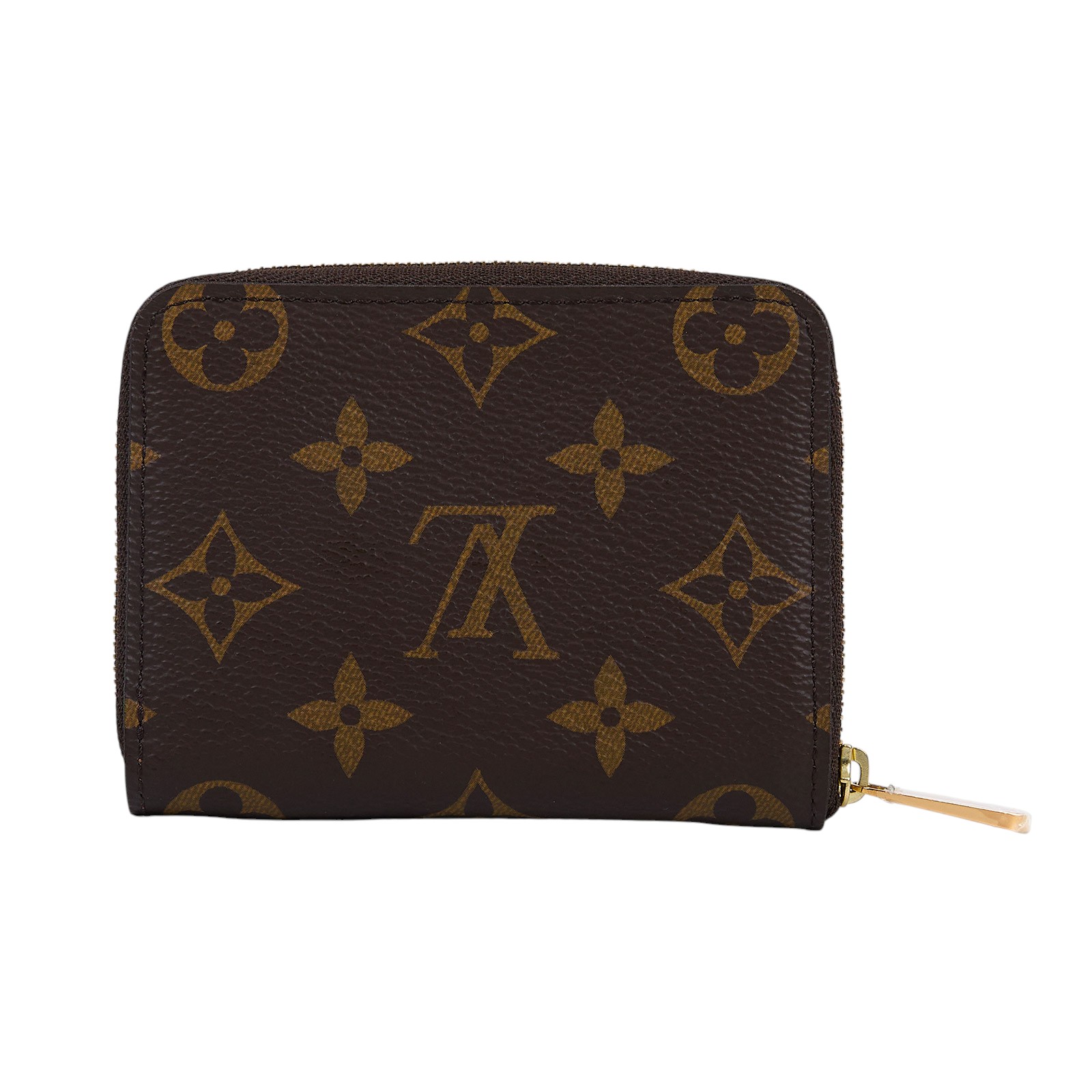 路易威登 LOUIS VUITTON 拉鏈零錢包 經典帆布 M60067 晶片款 原花零錢包 防塵袋/原廠盒子