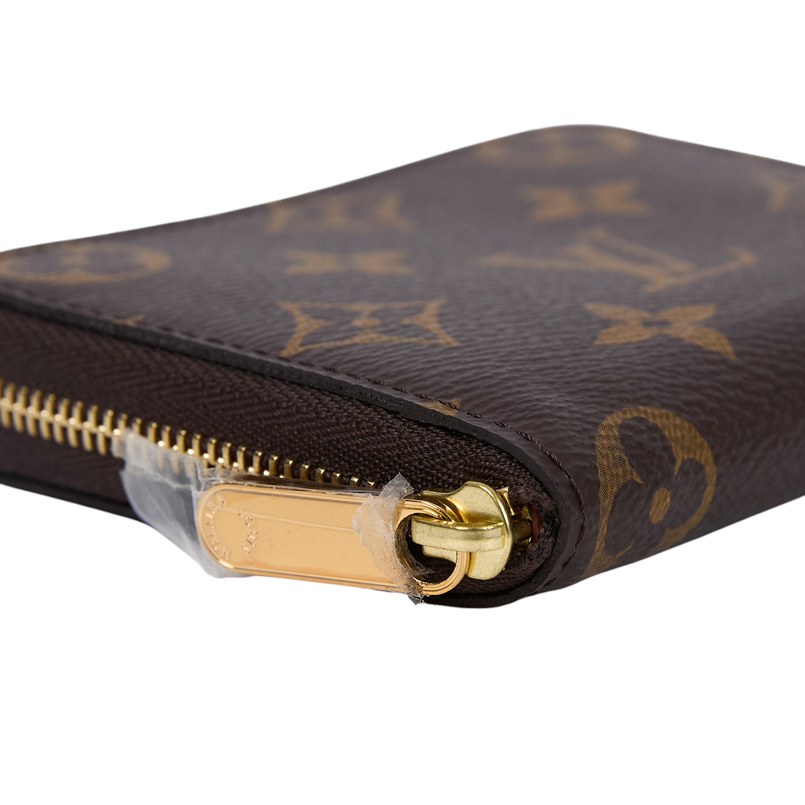 路易威登 LOUIS VUITTON 拉鏈零錢包 經典帆布 M60067 晶片款 原花零錢包 防塵袋/原廠盒子