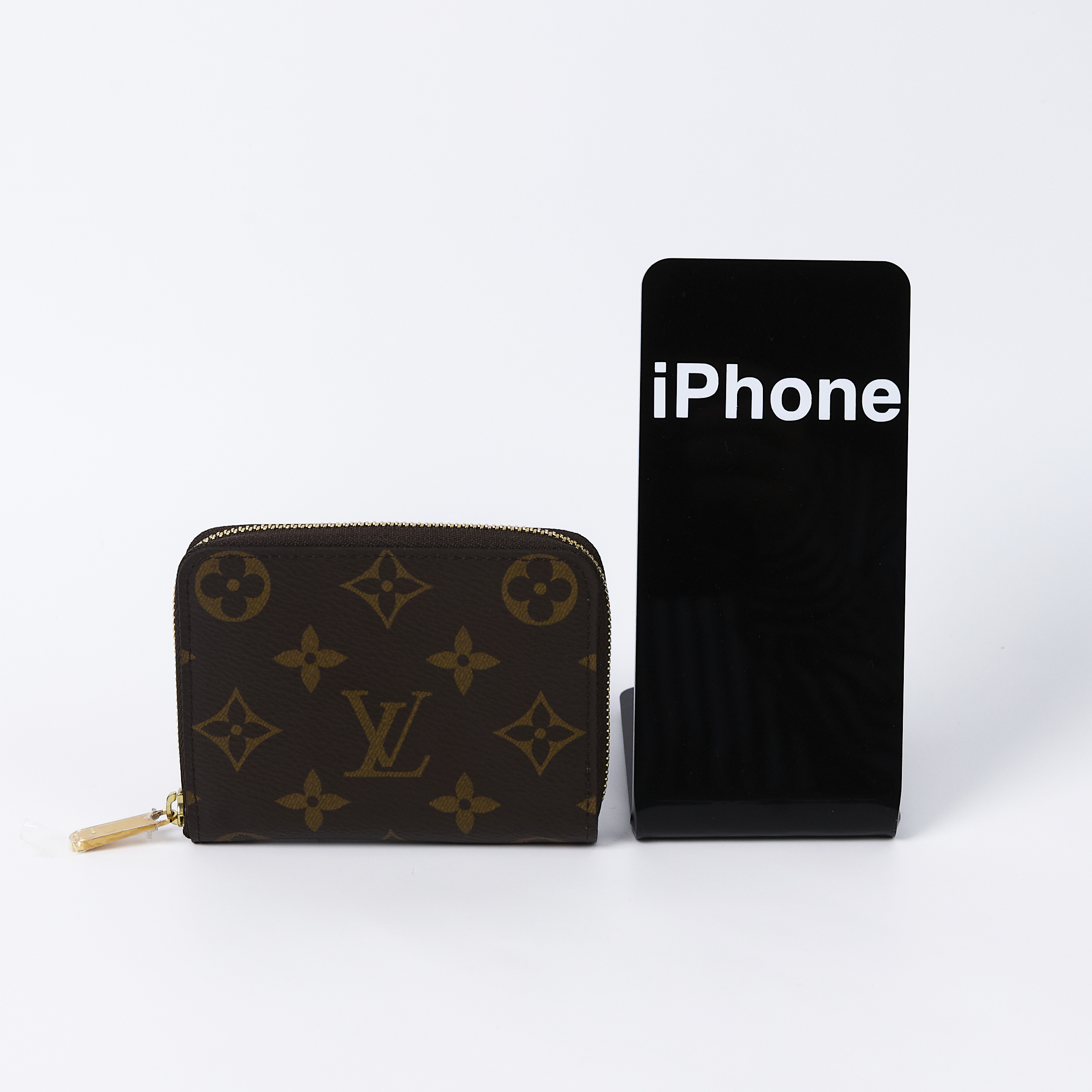 路易威登 LOUIS VUITTON 拉鏈零錢包 經典帆布 M60067 晶片款 原花零錢包 防塵袋/原廠盒子