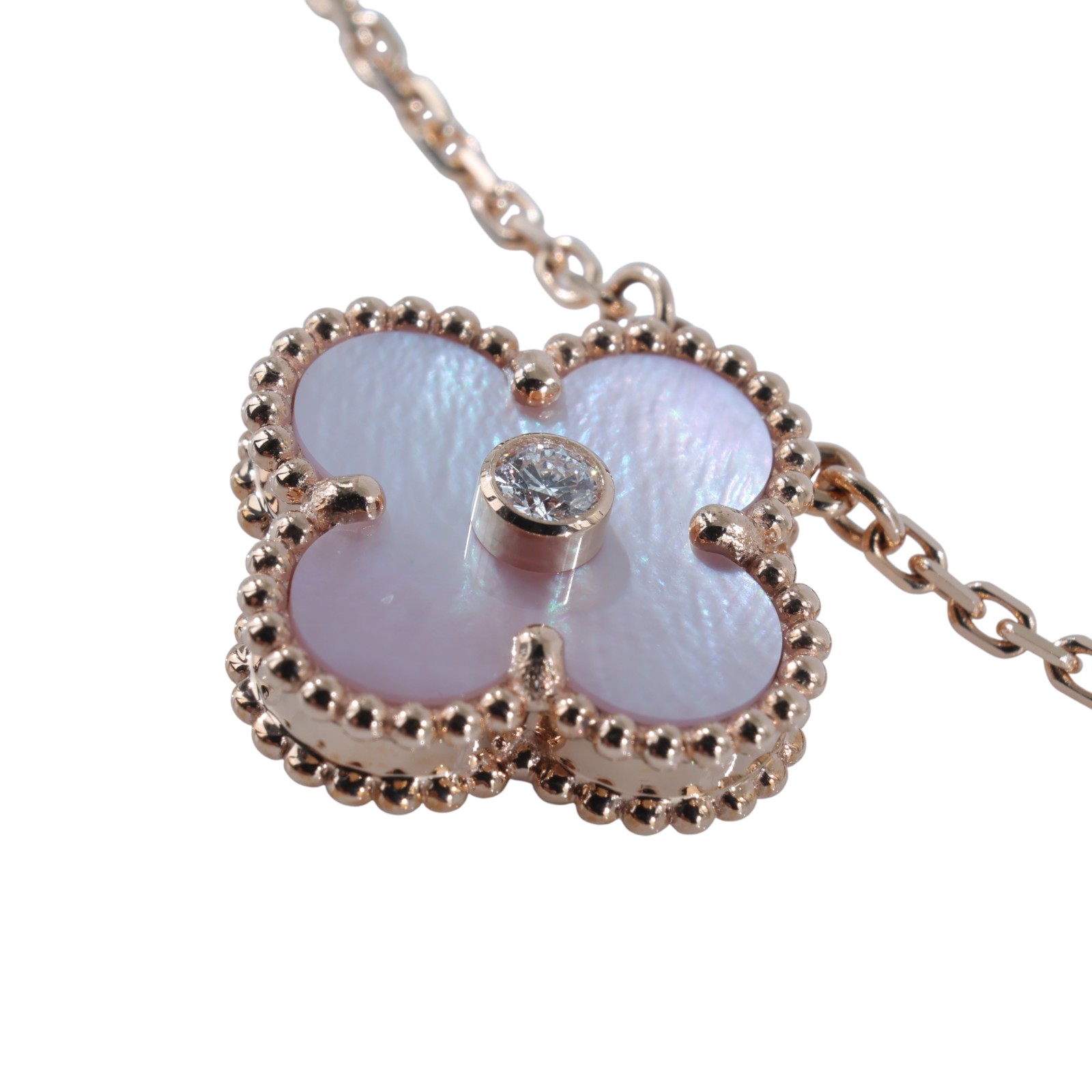 梵克雅寶 Van Cleef & Arpels Vintage Alhambra 吊墜 2025 Holiday VCARPMOP00  原廠盒子2/防塵袋/保書