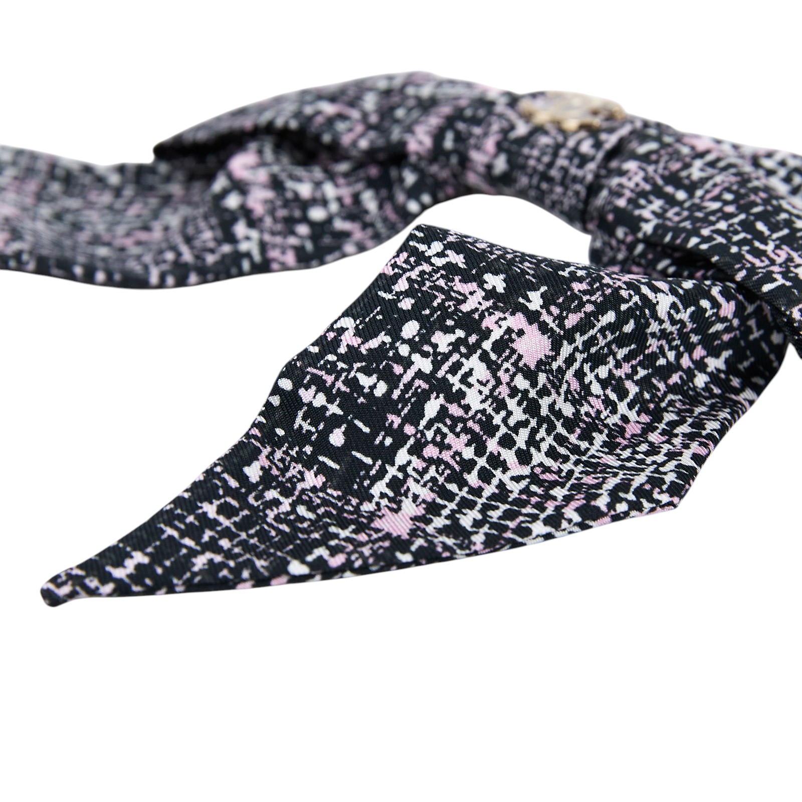 香奈兒 CHANEL CC 蝴蝶結 髮夾 AAB346 AAB346 黑蝴蝶結髮夾 原廠盒子