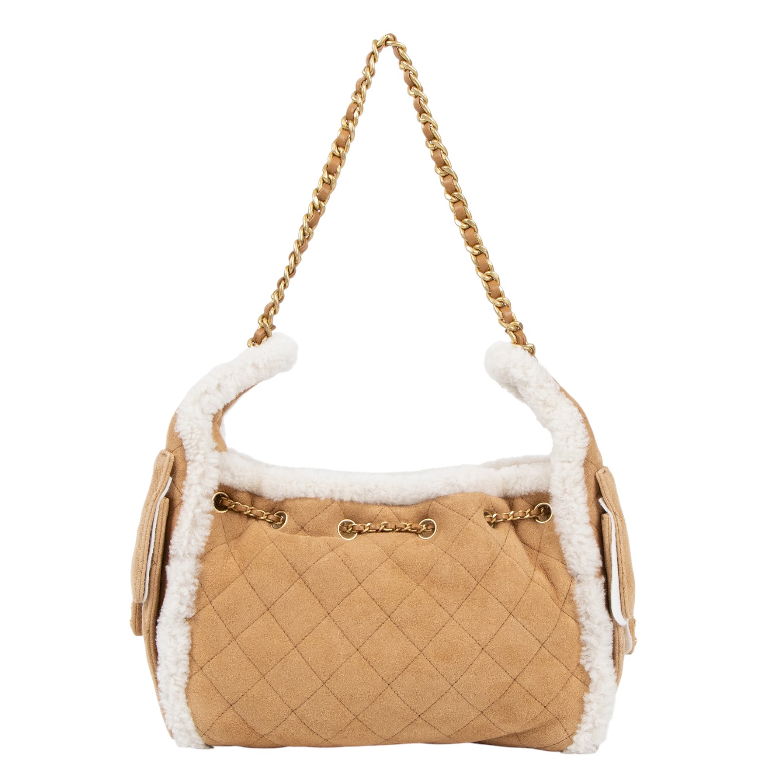 香奈兒 CHANEL 25 小型包 AS5293 B22309 晶片款 卡其麂皮25包 小號 防塵袋/購買證明影本