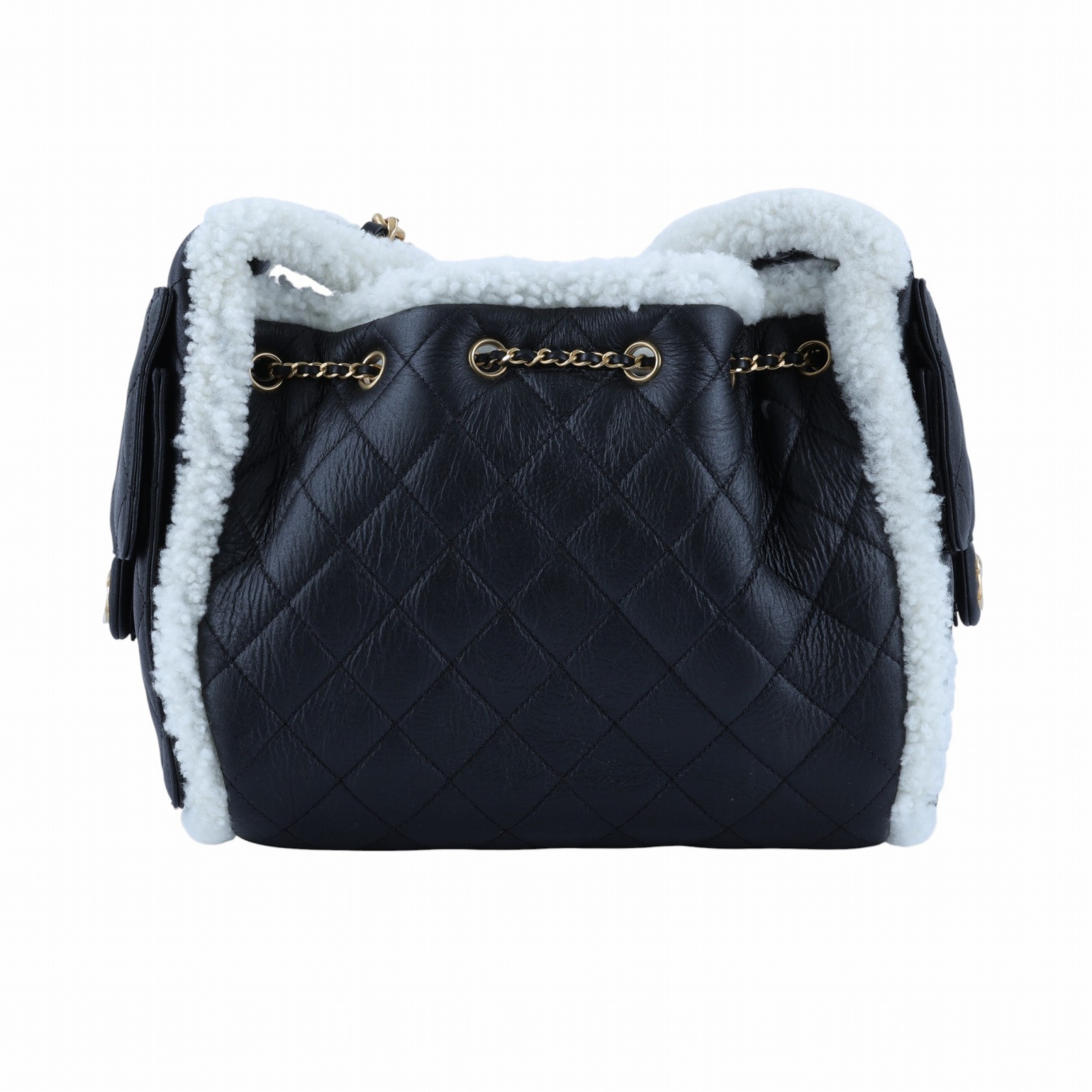 香奈兒 CHANEL 25 小型包 AS5293 B22310 晶片款 黑毛邊25包  小號 防塵袋/購買證明影本