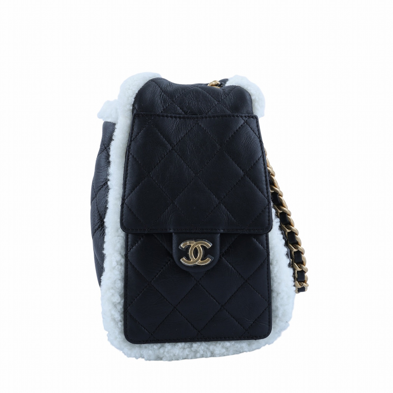 香奈兒 CHANEL 25 小型包 AS5293 B22310 晶片款 黑毛邊25包  小號 防塵袋/購買證明影本