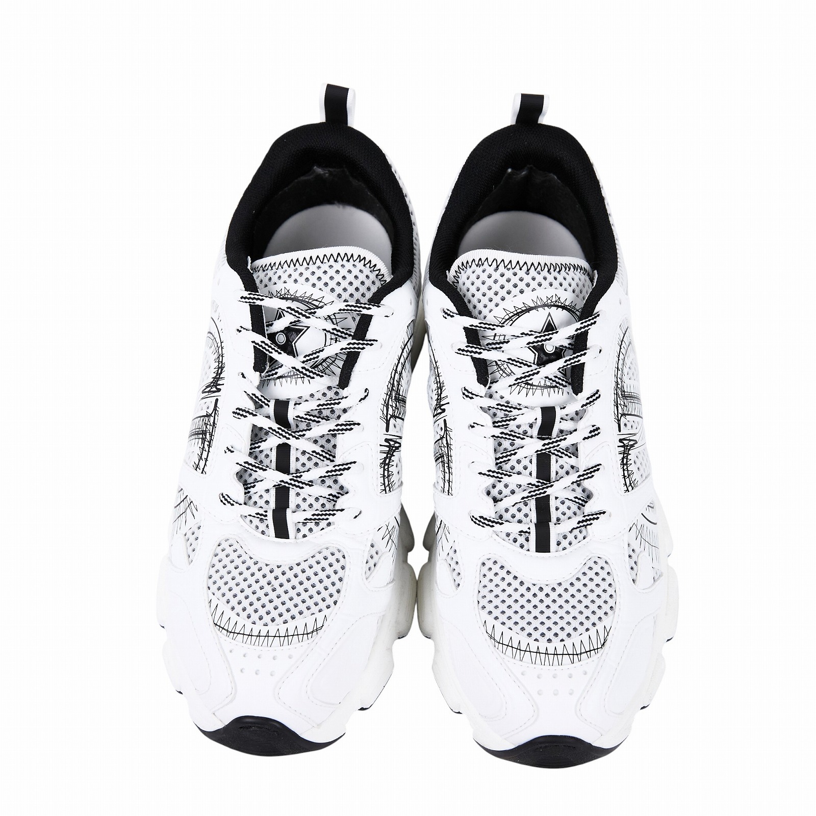 迪奧 CHRISTIAN DIOR Chrono 運動鞋 KCK414TRM_39 白CD運動鞋 #39 防塵袋/原廠盒子/鞋帶