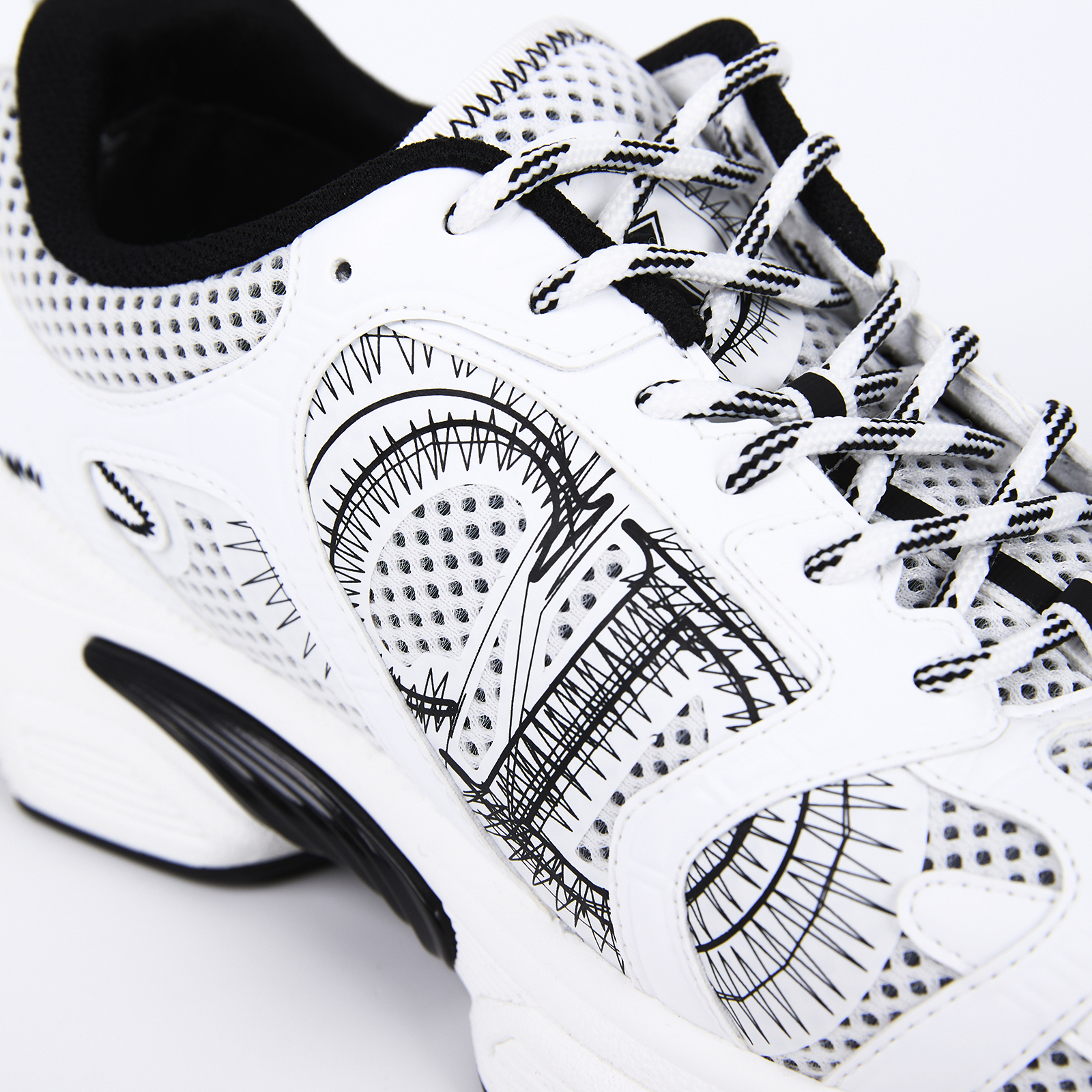 迪奧 CHRISTIAN DIOR Chrono 運動鞋 KCK414TRM_39 白CD運動鞋 #39 防塵袋/原廠盒子/鞋帶