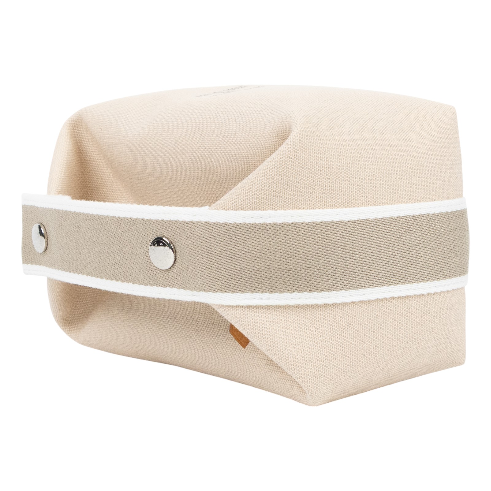 愛馬仕 Hermes Bride a Brac 小型 盥洗包 手提包 天然色 H104222Mv01 H104222M  購買證明