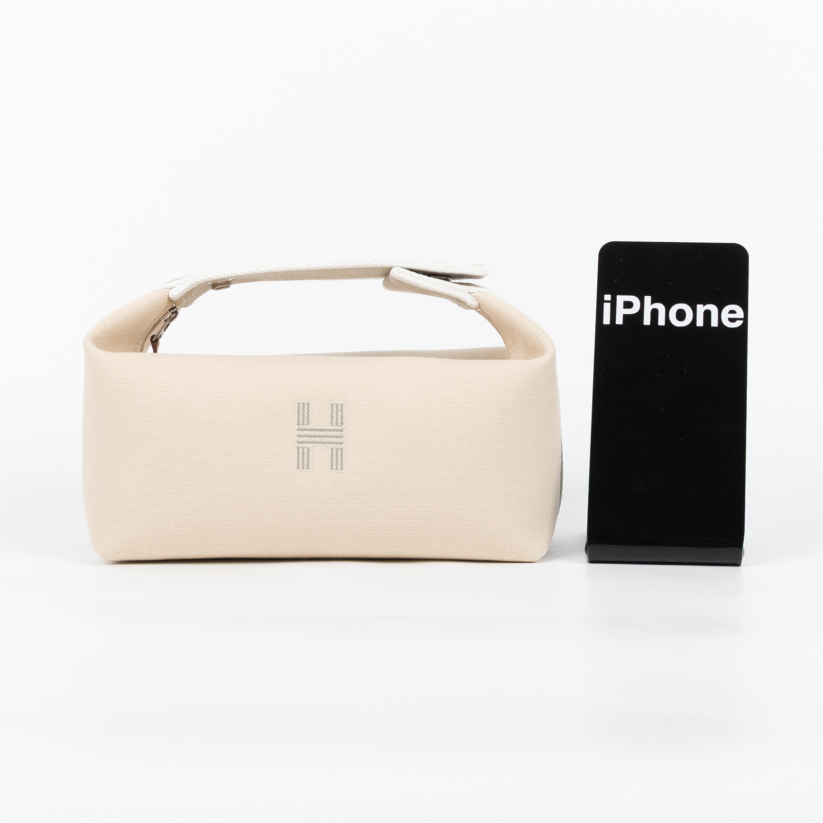 愛馬仕 Hermes Bride a Brac 小型 盥洗包 手提包 天然色 H104222Mv01 H104222M  購買證明