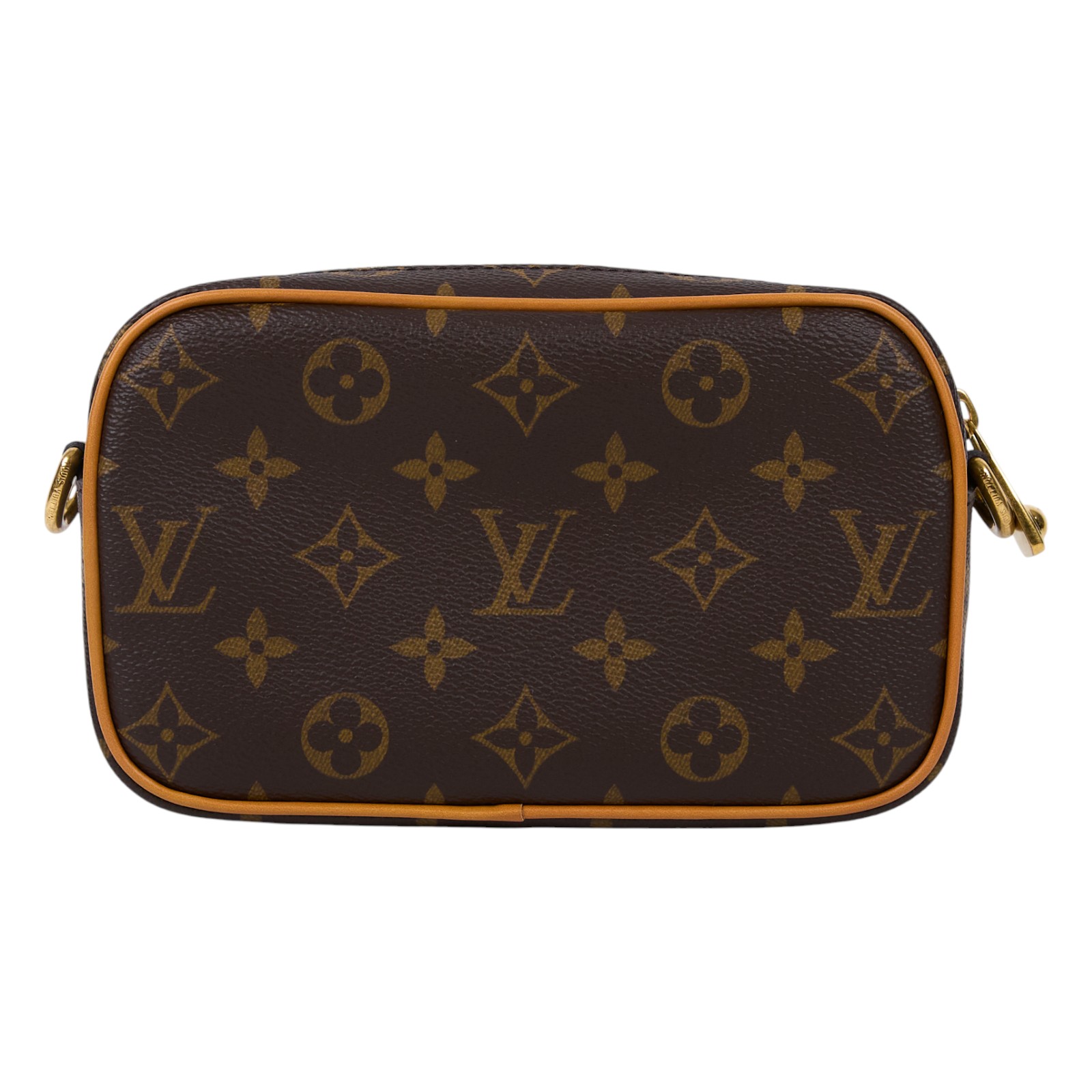 路易威登 LOUIS VUITTON Trocadéro 可穿戴式錢包 斜背包 M14058 晶片款 棕原花Trocadéro系列相機包 防塵袋