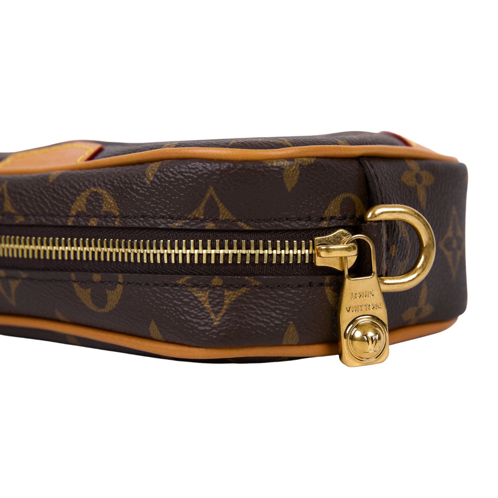 路易威登 LOUIS VUITTON Trocadéro 可穿戴式錢包 斜背包 M14058 晶片款 棕原花Trocadéro系列相機包 防塵袋