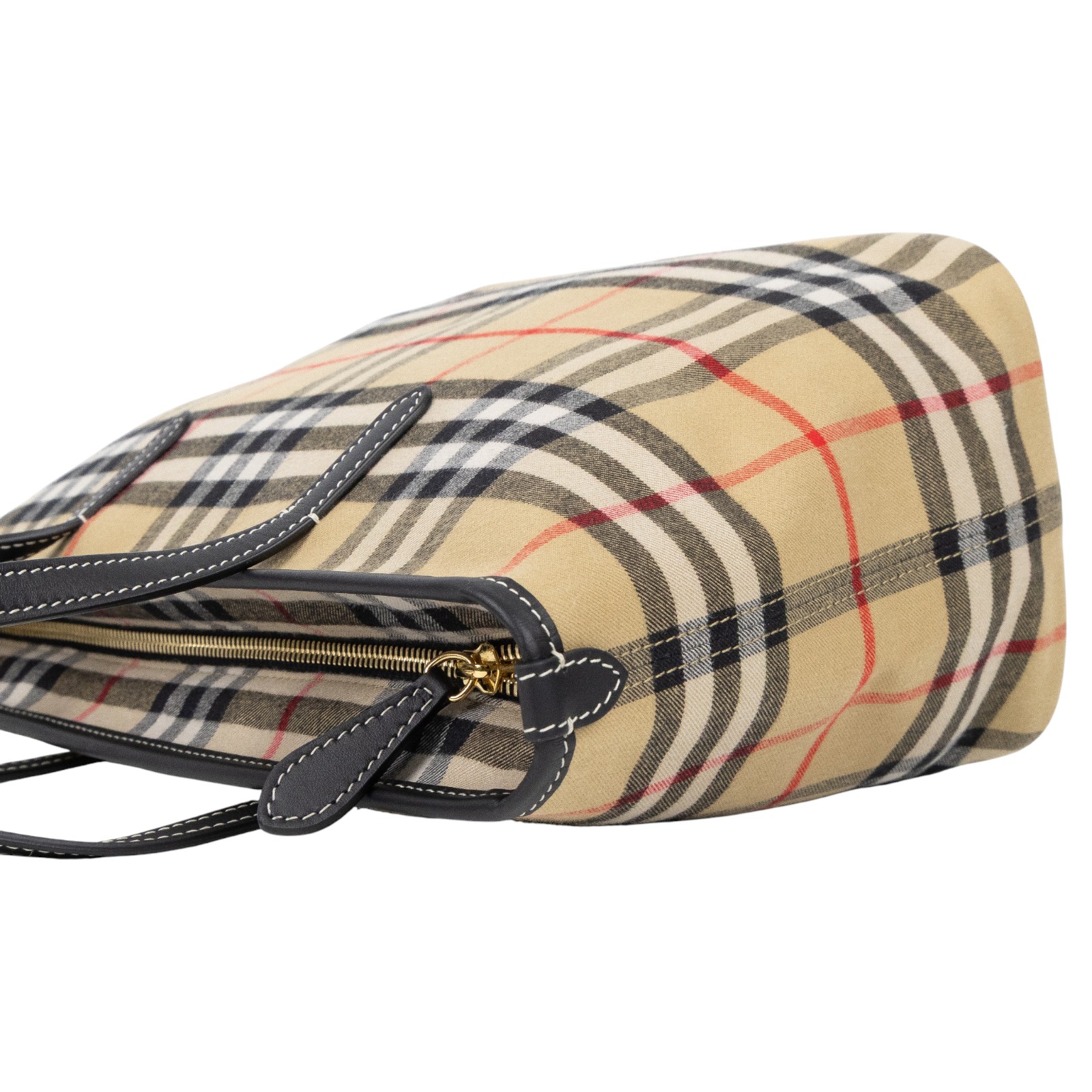 博柏利 BURBERRY 經典格紋 托特包 81120561 格紋托特 防塵袋