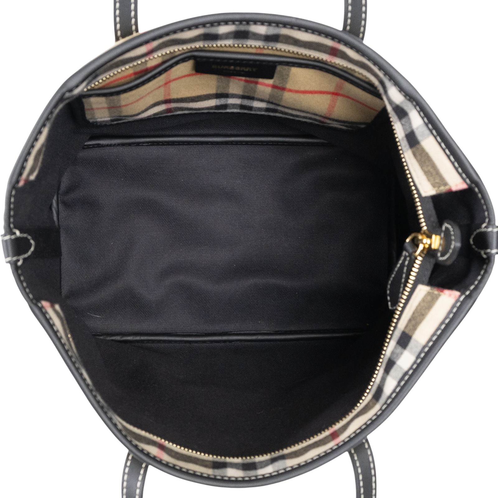 博柏利 BURBERRY 經典格紋 托特包 81120561 格紋托特 防塵袋