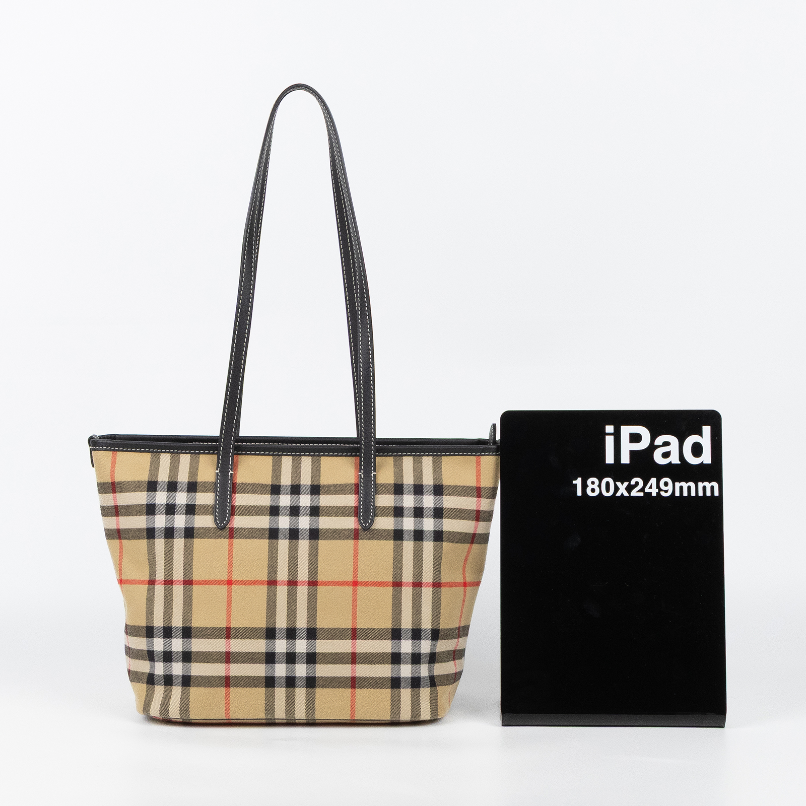 博柏利 BURBERRY 經典格紋 托特包 81120561 格紋托特 防塵袋