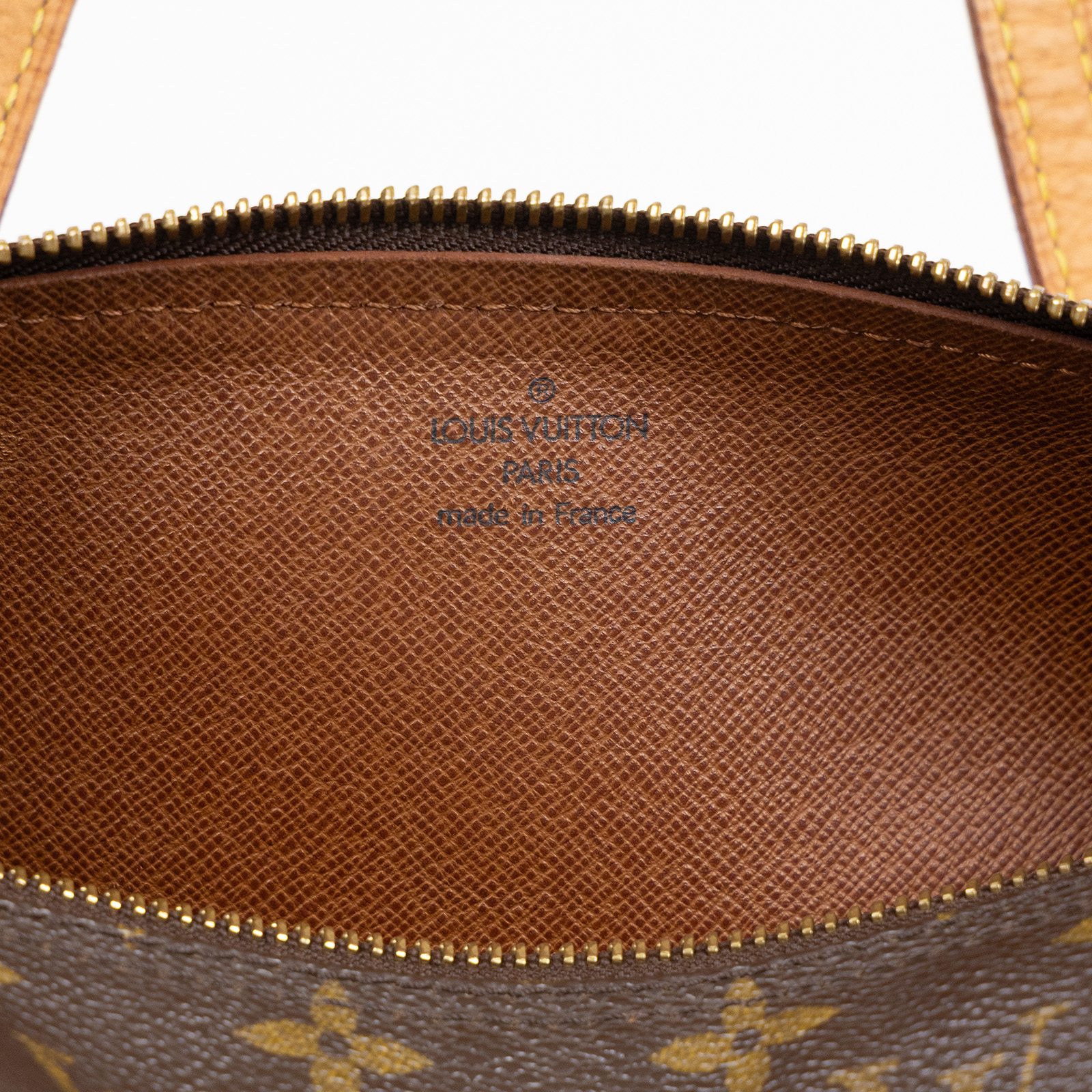 路易威登 LOUIS VUITTON Papillon 30原花 圓筒手提包 M51385 棕原花圓筒子母包 內袋