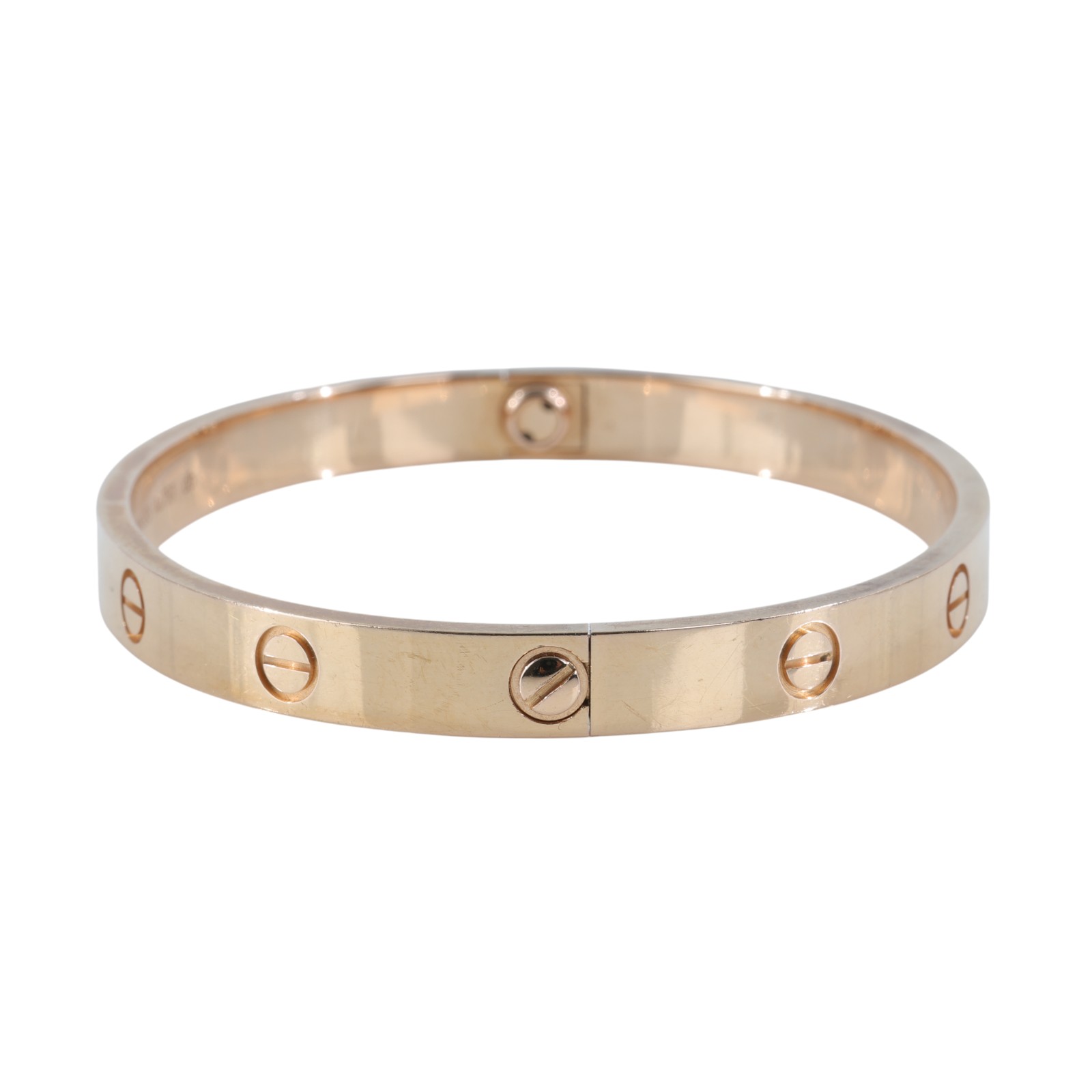 卡地亞 CARTIER LOVE手環 B6035618 RG LOVE手環 原廠盒子/保證卡/螺絲起子